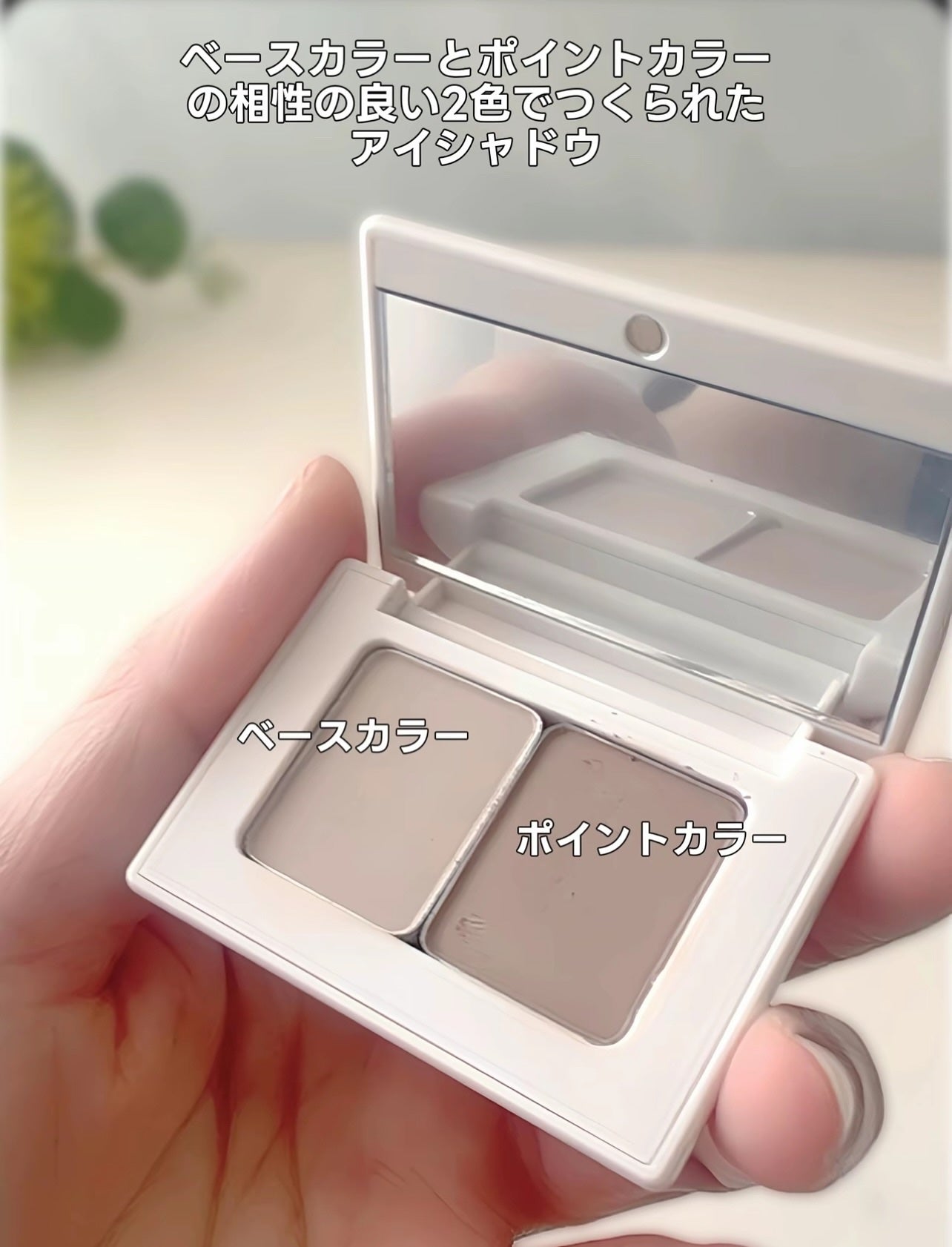 アイステイン エッセンシャル シャドウ デュオ/VDL/アイシャドウパレットを使ったクチコミ(3枚目)