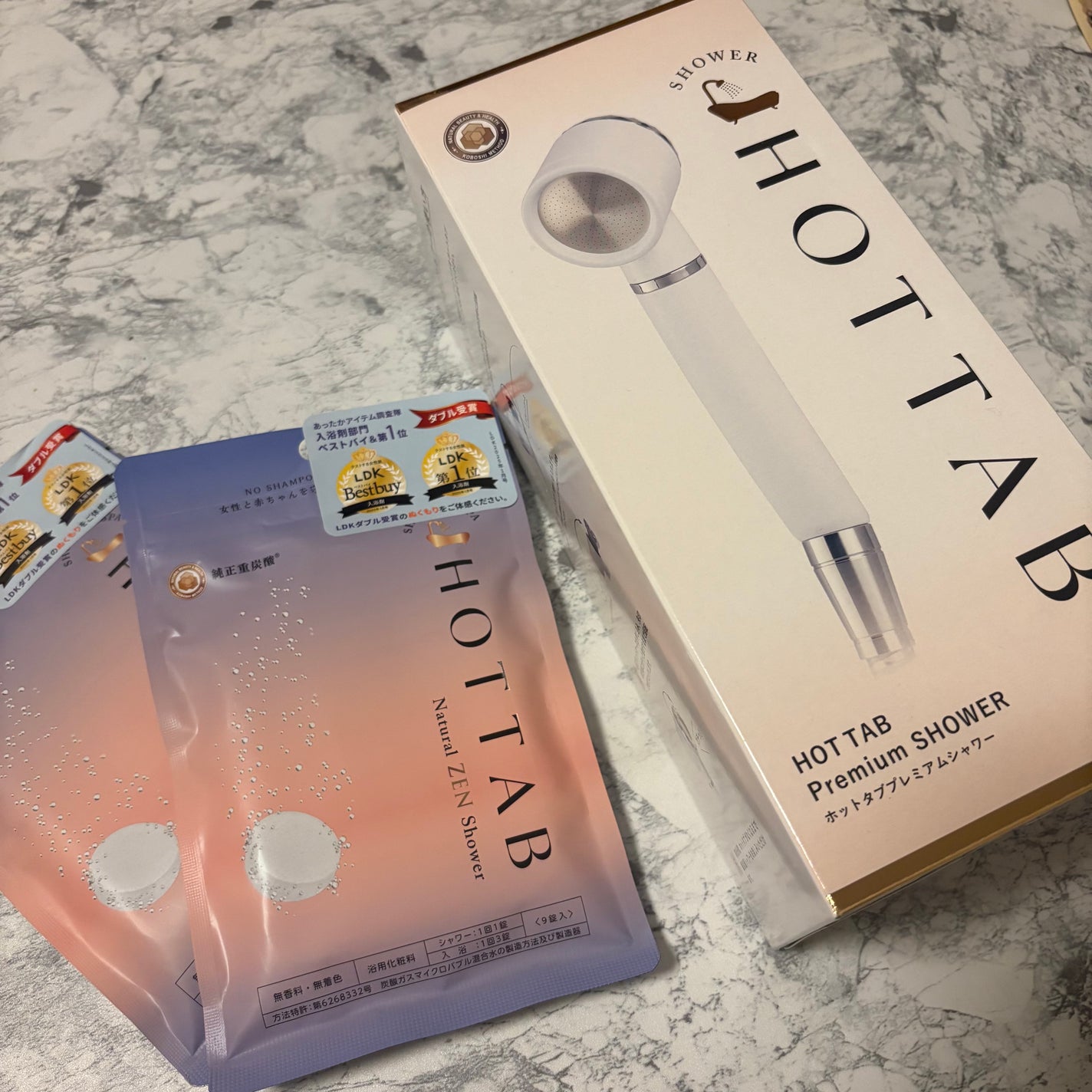 HOT TAB Premium SHOWER /HOT TAB/シャワーヘッドを使ったクチコミ(2枚目)