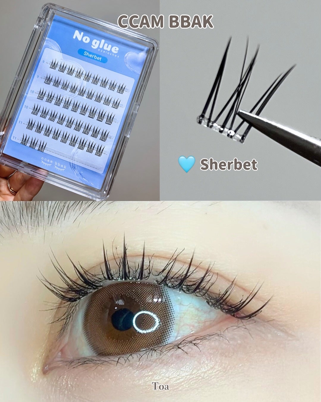 ノーグルーラッシュ/CCAM BBAK/つけまつげを使ったクチコミ(3枚目)