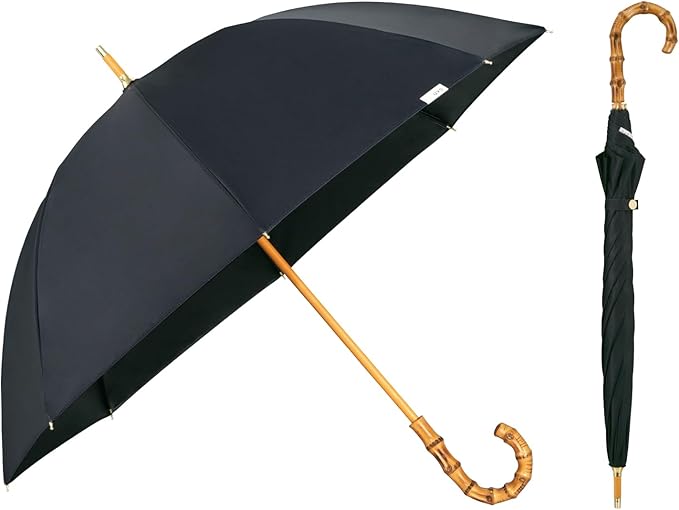 UVO(ウーボ)【CALM8本骨/長傘】最強の日傘 カーム ブラック