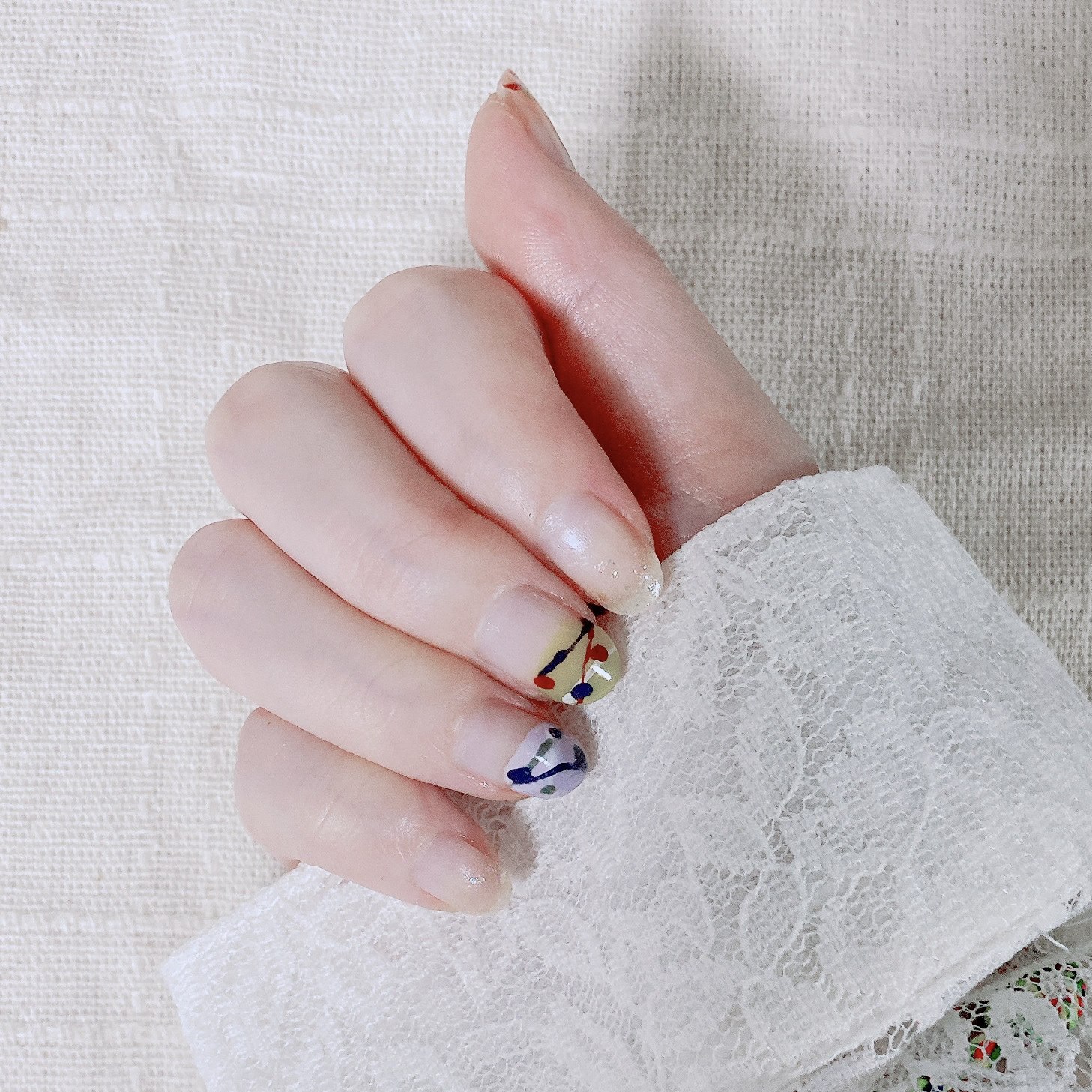 カラフルネイルズ/キャンメイク/マニキュアを使ったクチコミ（3枚目）