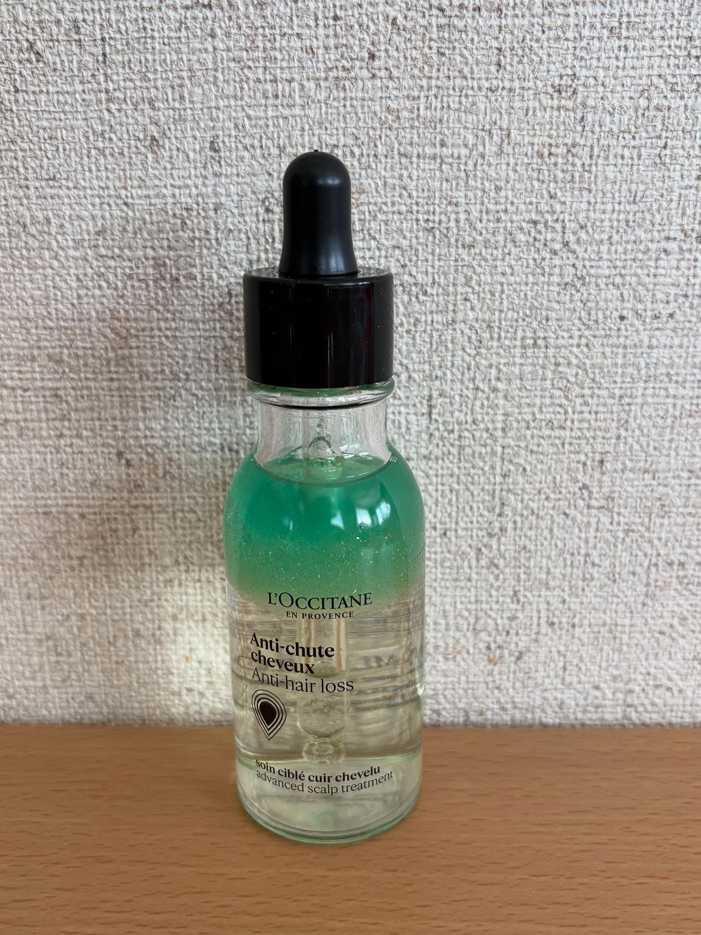 薬用 メディカル アンチヘアロスセラム/L'OCCITANE/頭皮ローションを使ったクチコミ（1枚目）