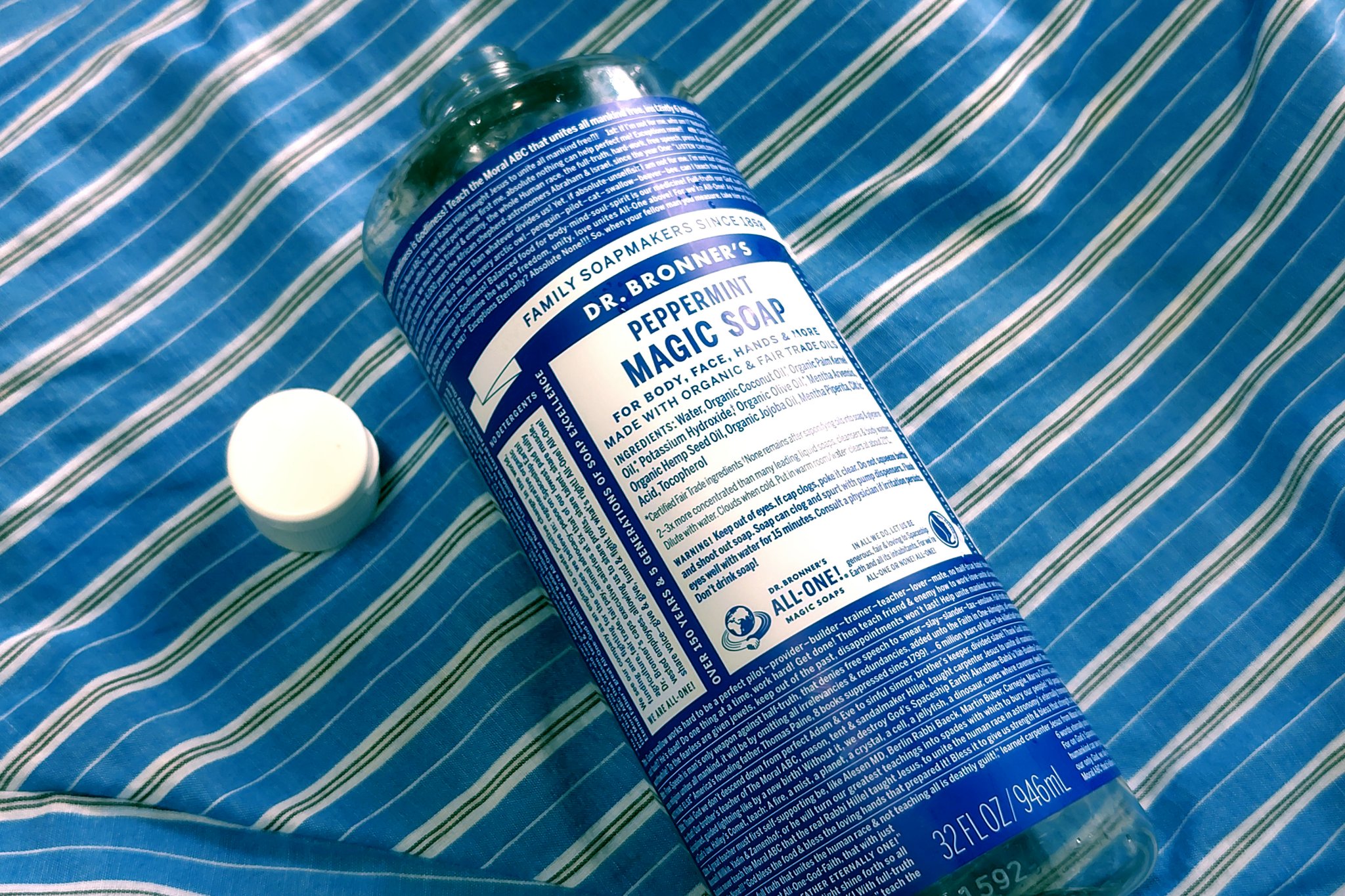 マジックソープ ペパーミント/ドクターブロナー/ボディソープを使ったクチコミ（1枚目）