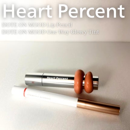 ドットオンムードワンウェイグロイティント/Heart Percent/リップティントを使ったクチコミ(1枚目)