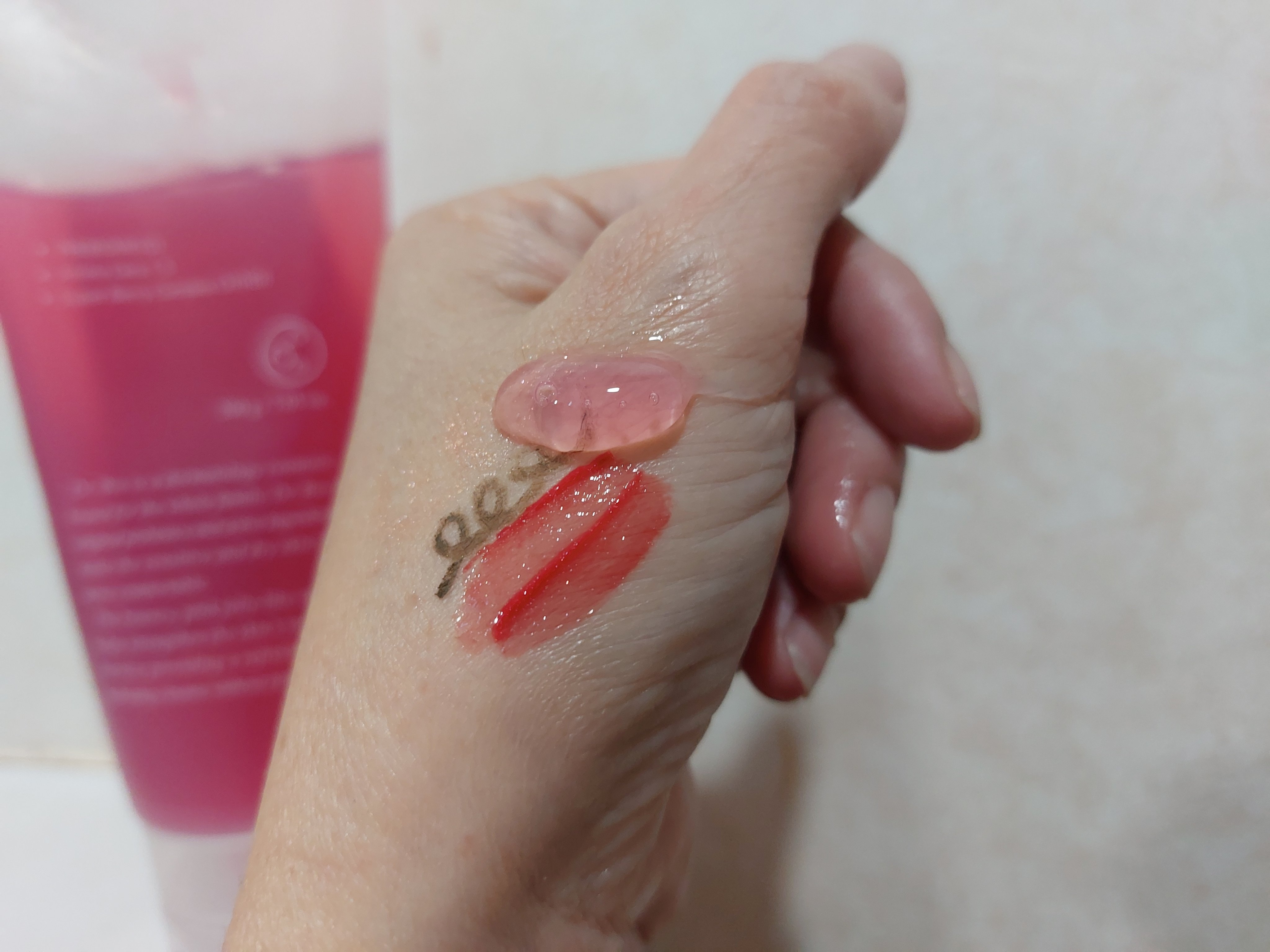 ベリーゼリークレンジングジェルフォーム/Dr.Bio/クレンジングジェルを使ったクチコミ（2枚目）