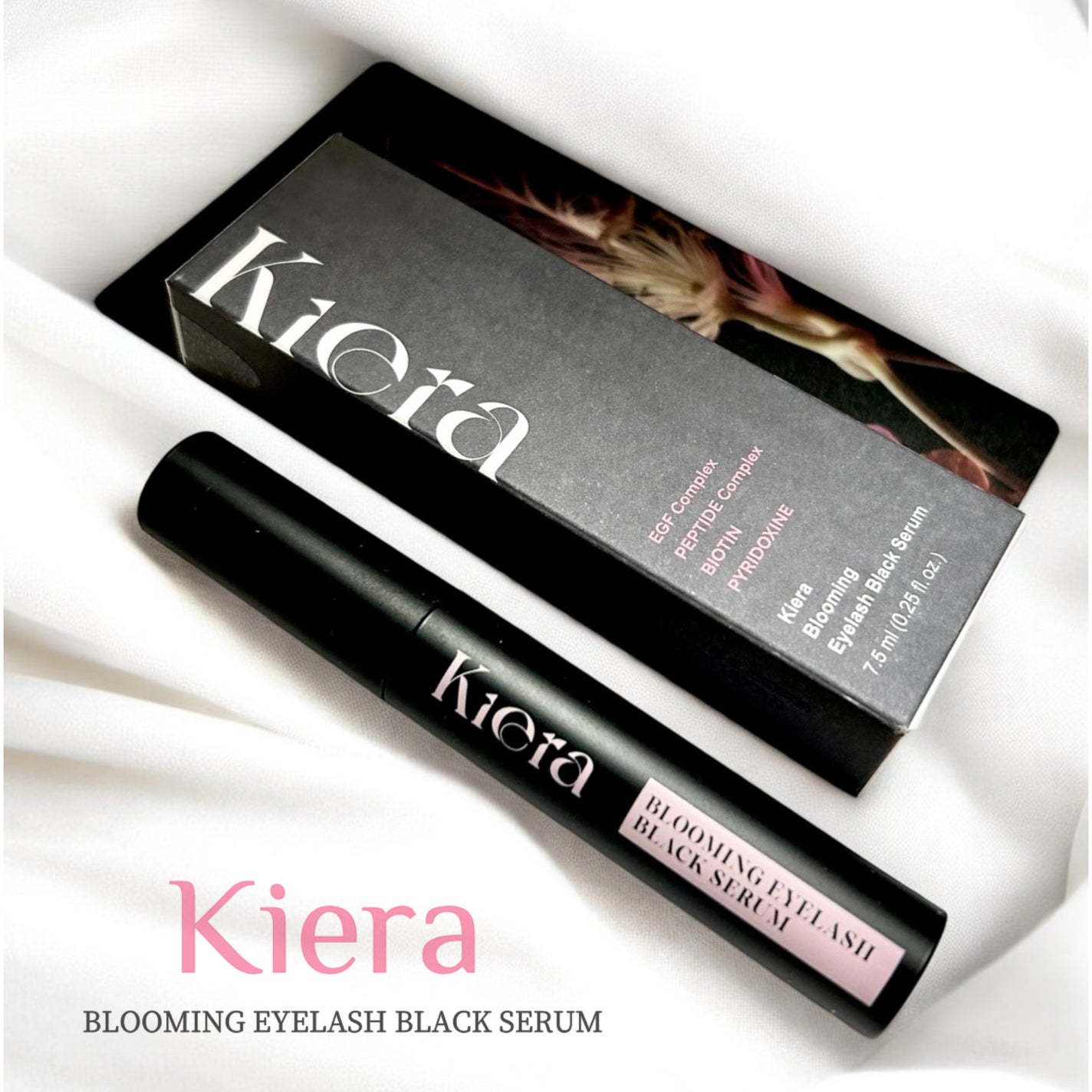 BLOOMING EYELASH まつげ美容液(ブラック) /KIERA/マスカラを使ったクチコミ(1枚目)