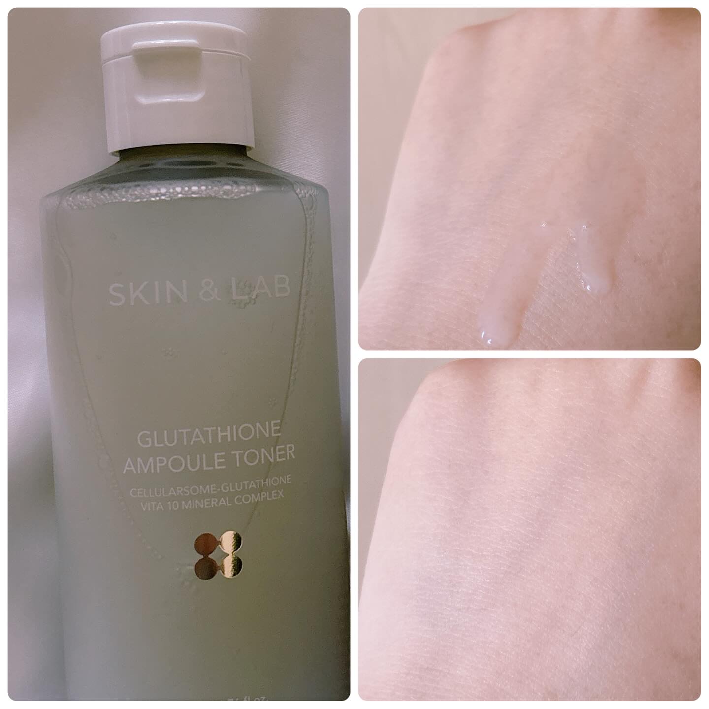 グルタチオンアンプルトナー/SKIN&LAB/化粧水を使ったクチコミ（3枚目）