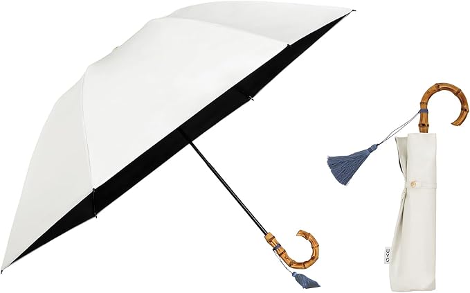 UVO(ウーボ)【3段/折りたたみ】最強の日傘 3段折  オフ（13:無地タッセル）