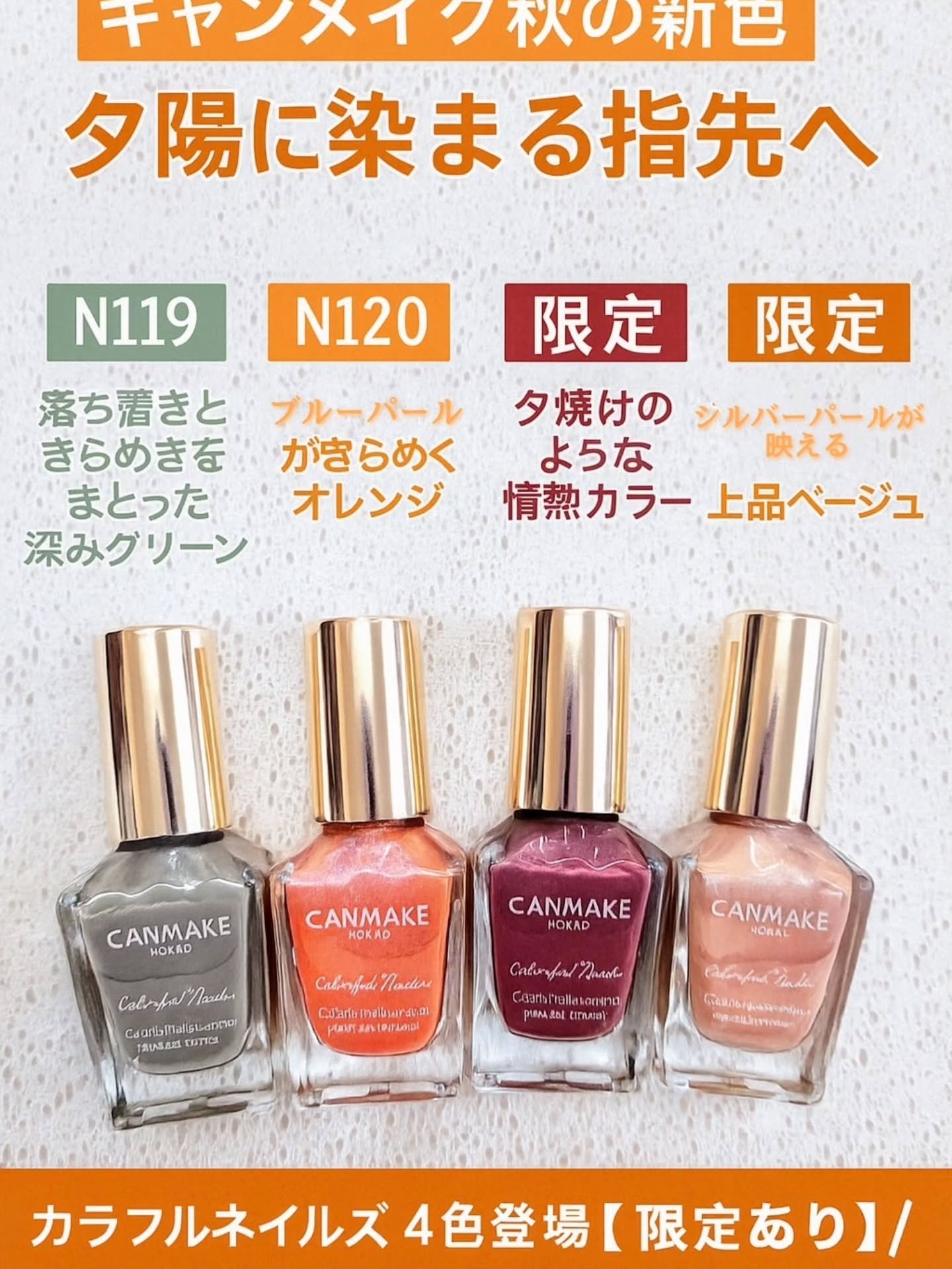 カラフルネイルズ/キャンメイク/マニキュアを使ったクチコミ（1枚目）