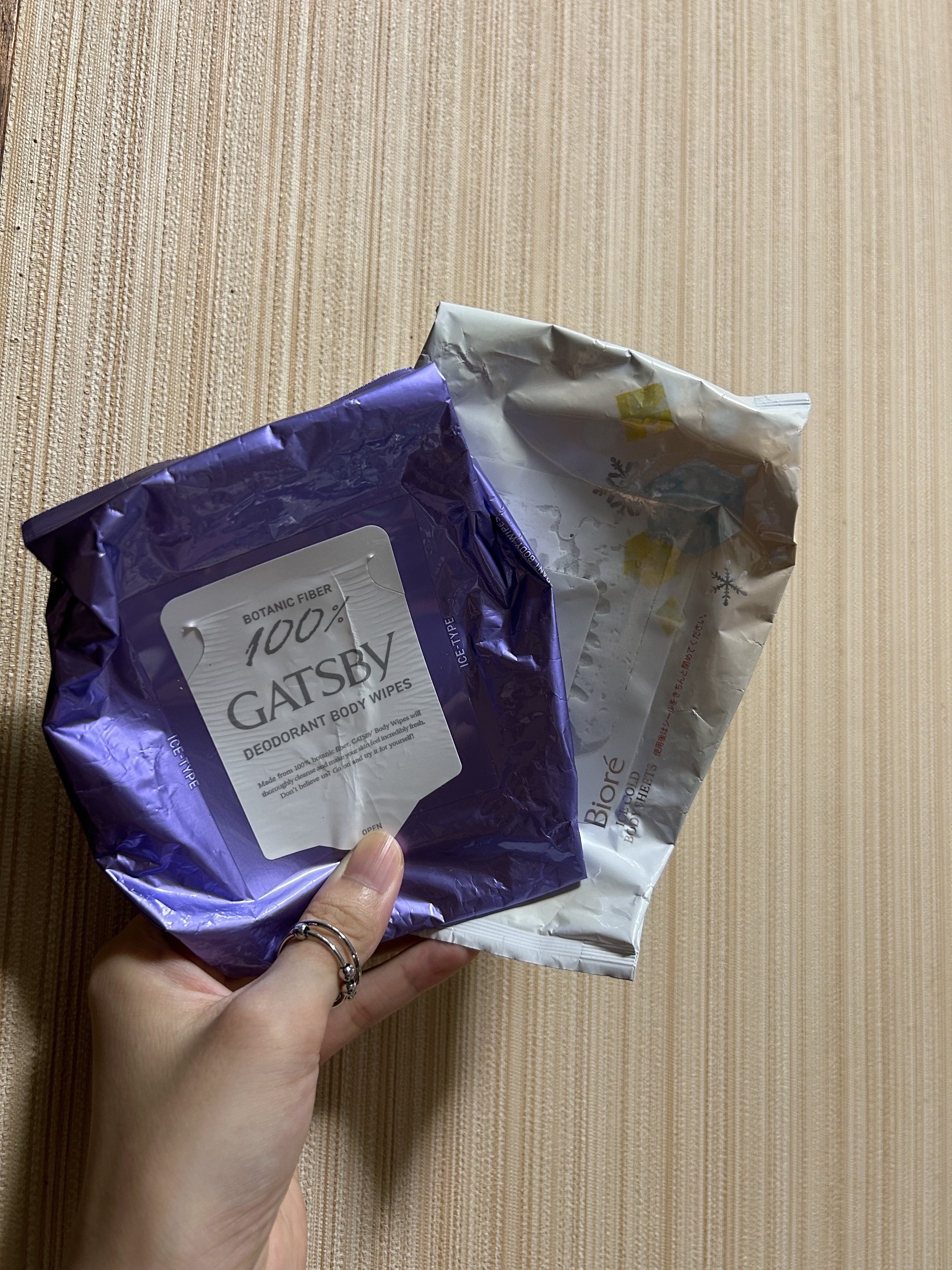 アイスデオドラントボディペーパー アイスフルーティ/ギャツビー/ボディシートを使ったクチコミ（1枚目）