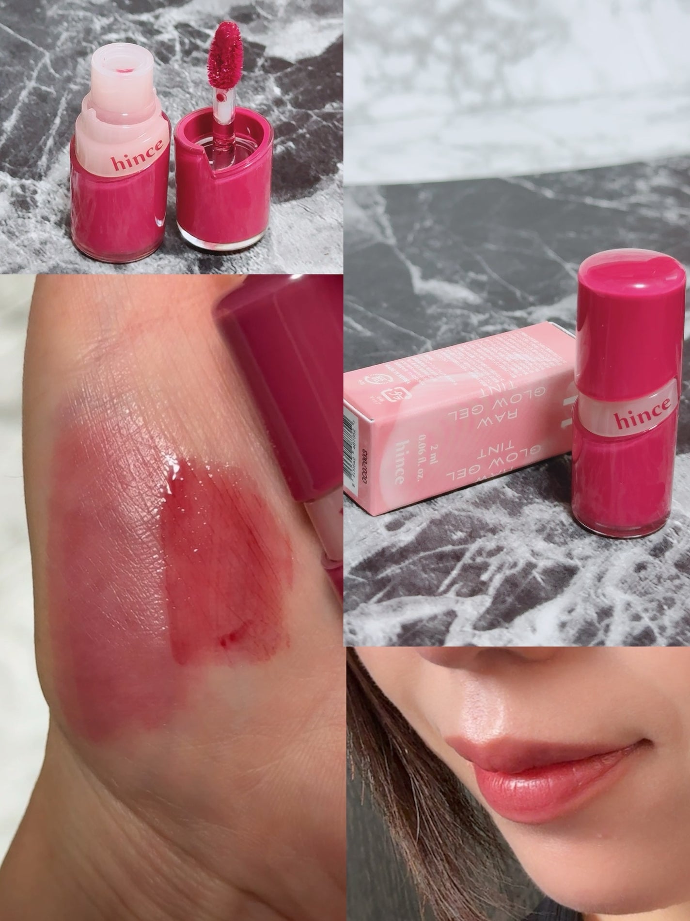 ロウグロウジェルティント/hince/リップティントを使ったクチコミ(1枚目)