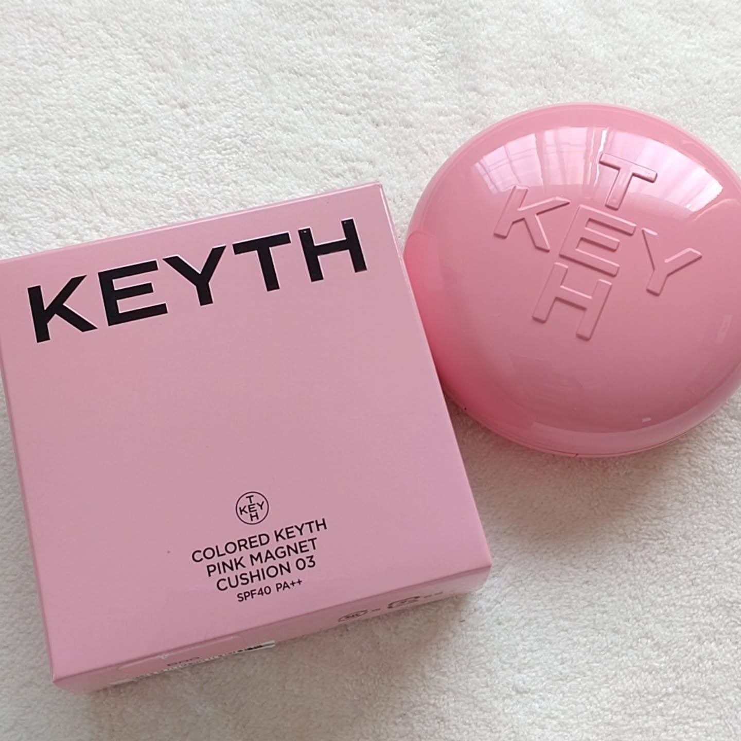 ピンクマグネットクッション/KEYTH/クッションファンデーションを使ったクチコミ（1枚目）