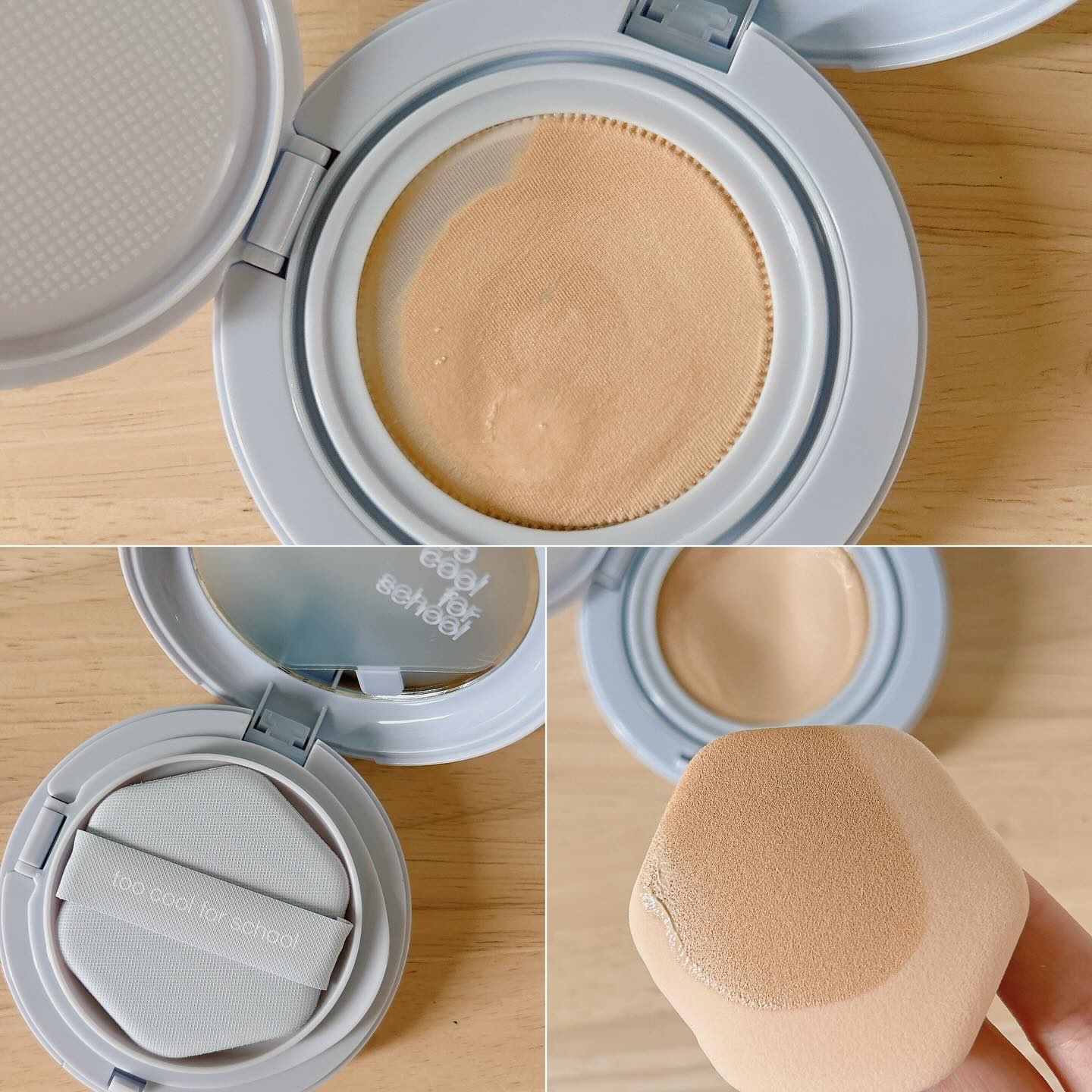 エアーフィットクッション/too cool for school/クッションファンデーションを使ったクチコミ（2枚目）