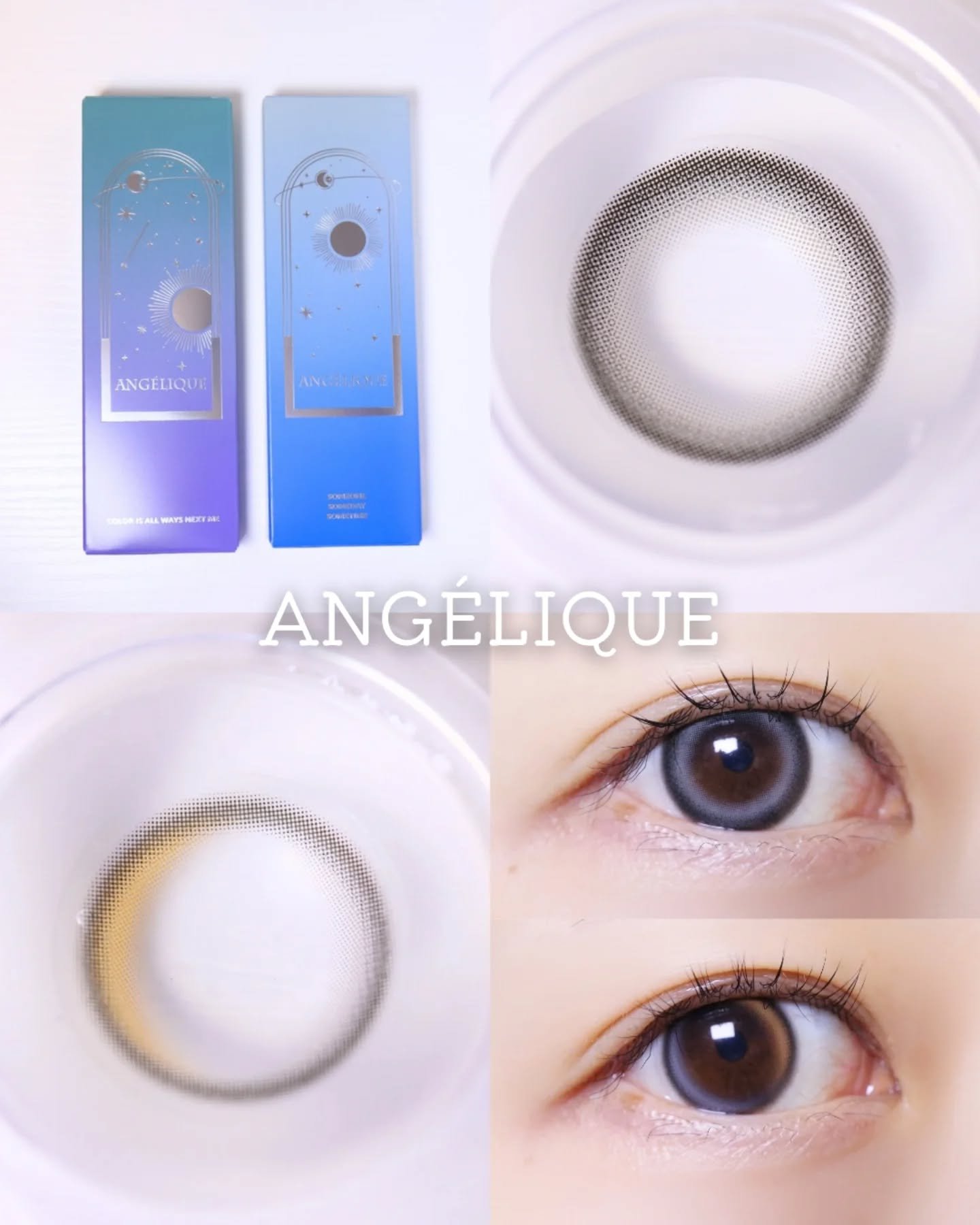 ANGÉLIQUE 1day サラングレージュ(Sarang Greige)/ANGÉLIQUE/ワンデー（１DAY）カラコンを使ったクチコミ（1枚目）