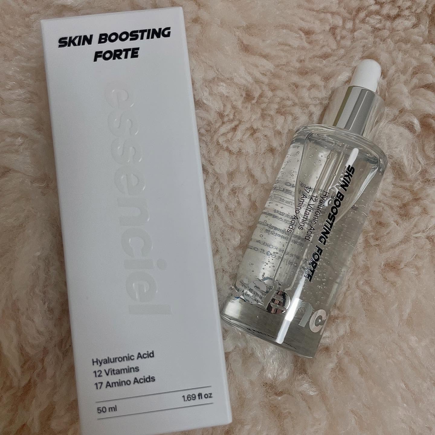 スキンブースティングフォルテセラム/essenciel/美容液を使ったクチコミ（2枚目）