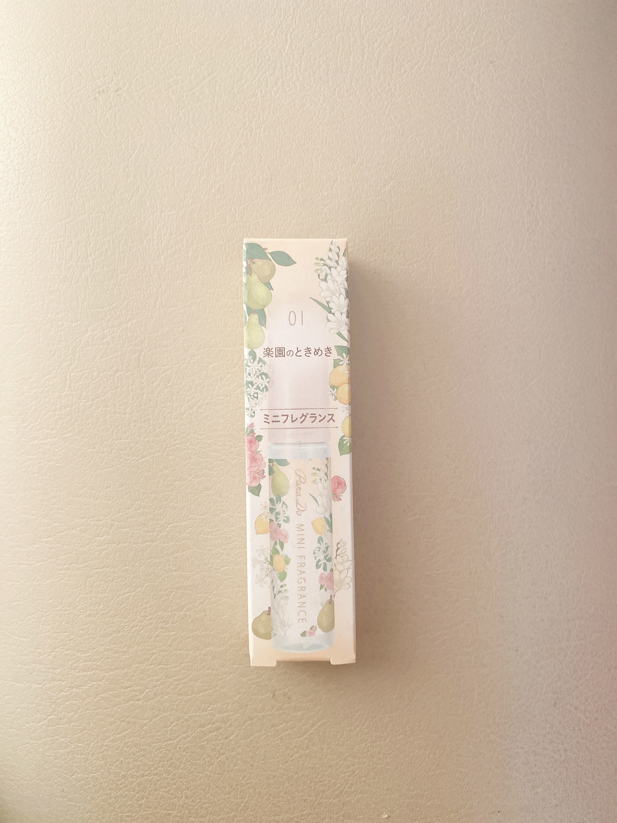 ミニフレグランス 01 楽園のときめき/パラドゥ/香水(レディース)を使ったクチコミ（1枚目）