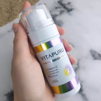 ビタプル ダブルアクション リペアセラム 15/VITAPURU/美容液を使ったクチコミ(3枚目)
