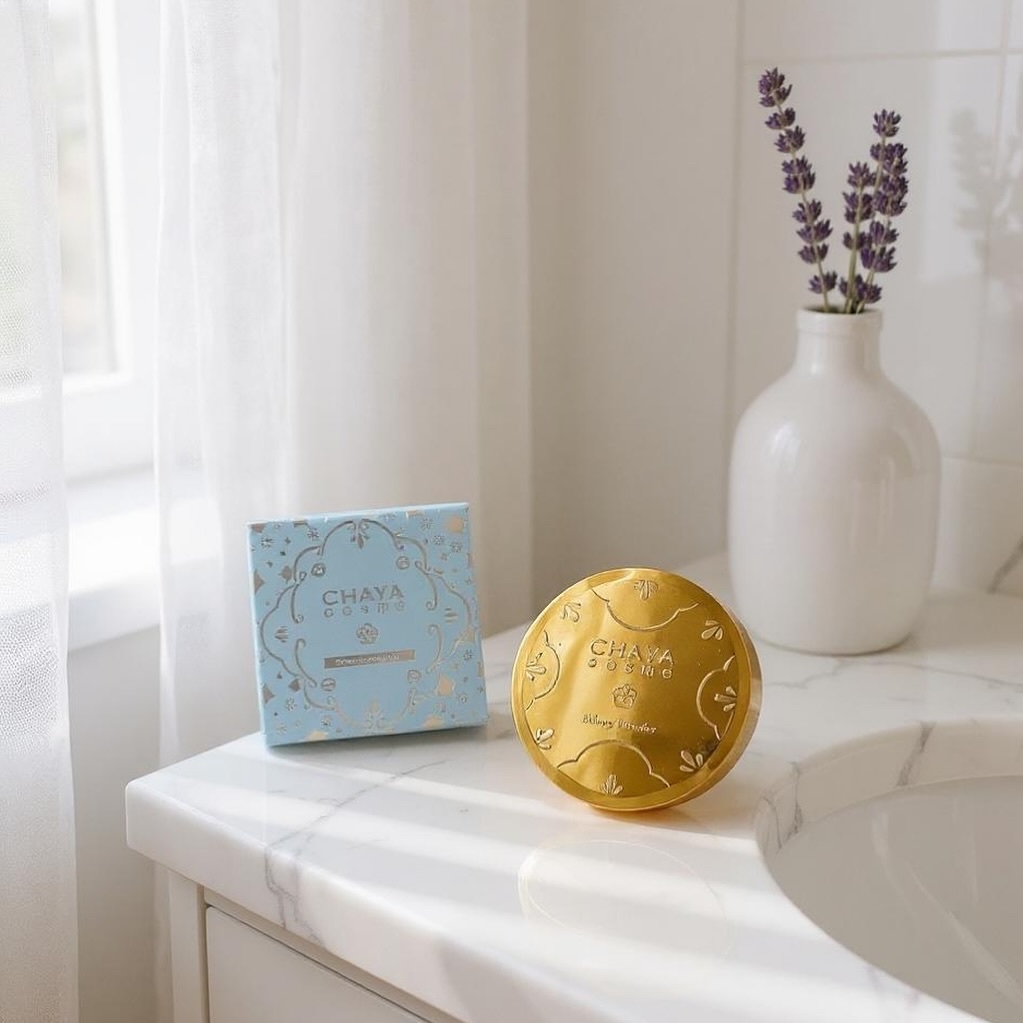 シャイニーパウダー/CHAYA cosme/ルースパウダーを使ったクチコミ（1枚目）