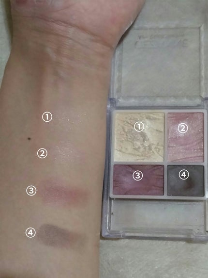 エアリータッチシャドウ/CEZANNE/アイシャドウパレットを使ったクチコミ(2枚目)