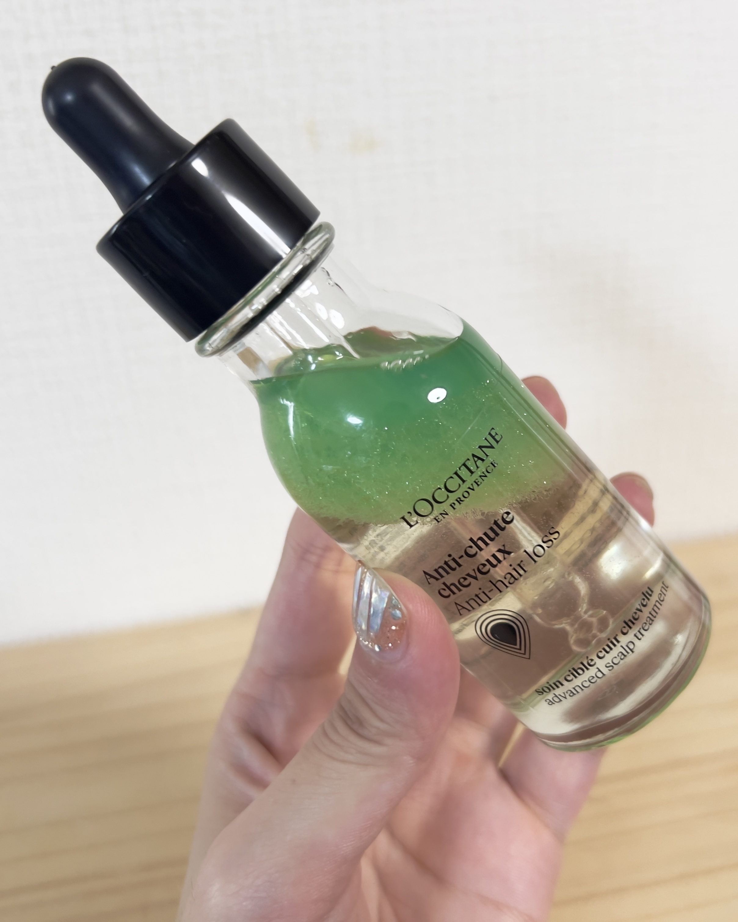 薬用 メディカル アンチヘアロスセラム/L&#39;OCCITANE/頭皮ローションを使ったクチコミ（2枚目）