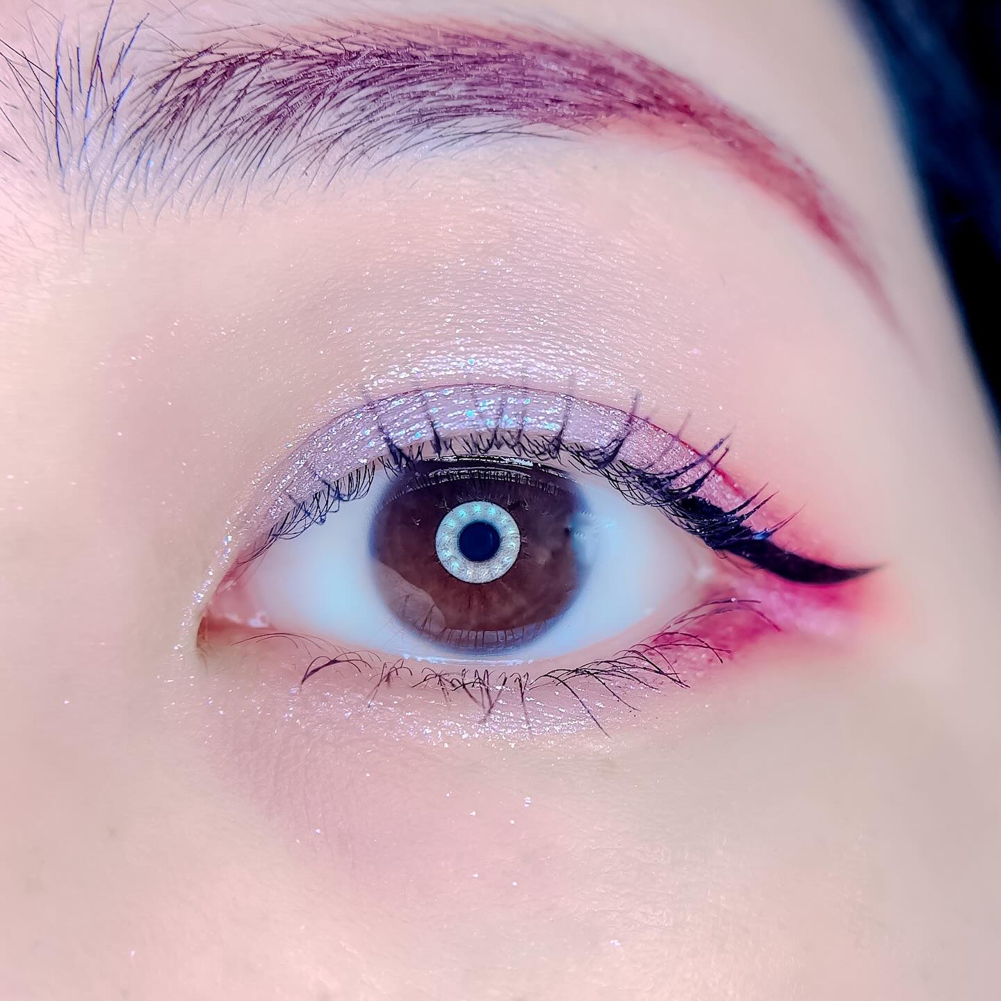 プレスド アイシャドー（レフィル） ME ダークフィグ 789/shu uemura/単色アイシャドウを使ったクチコミ（3枚目）