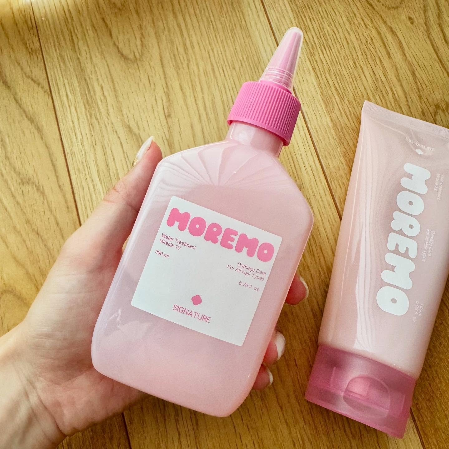 ウォータートリートメントミラクル10/moremo/洗い流すヘアトリートメントを使ったクチコミ（2枚目）