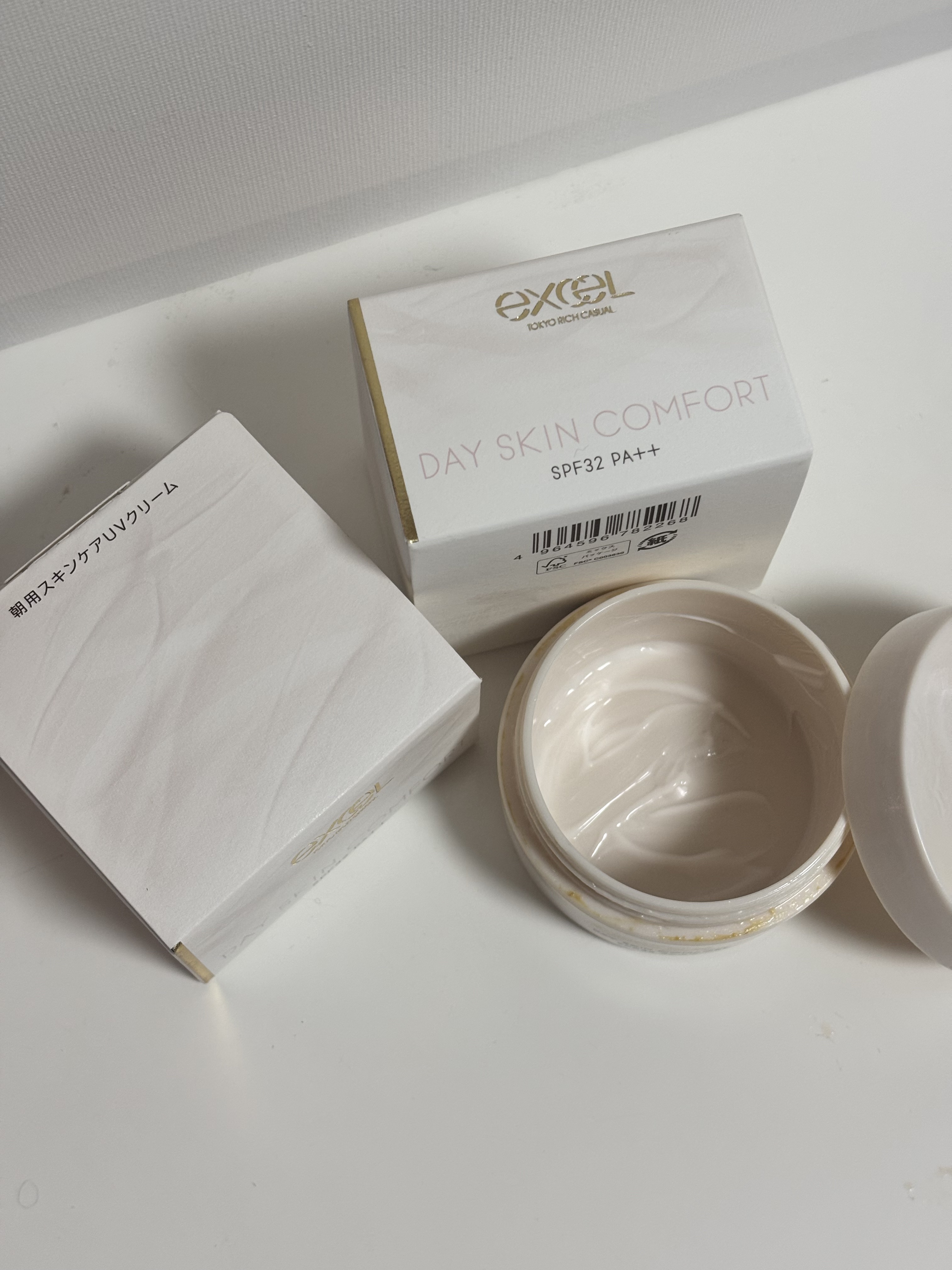 デイスキンコンフォート/excel/フェイスクリームを使ったクチコミ（1枚目）