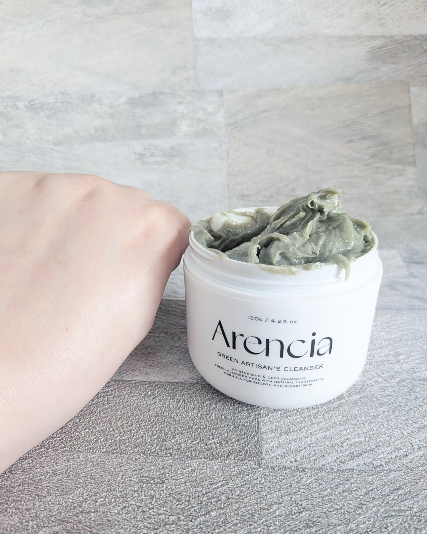 プレミアムもちソープ「グリーンアルティザン」/アレンシア/その他洗顔料を使ったクチコミ(4枚目)