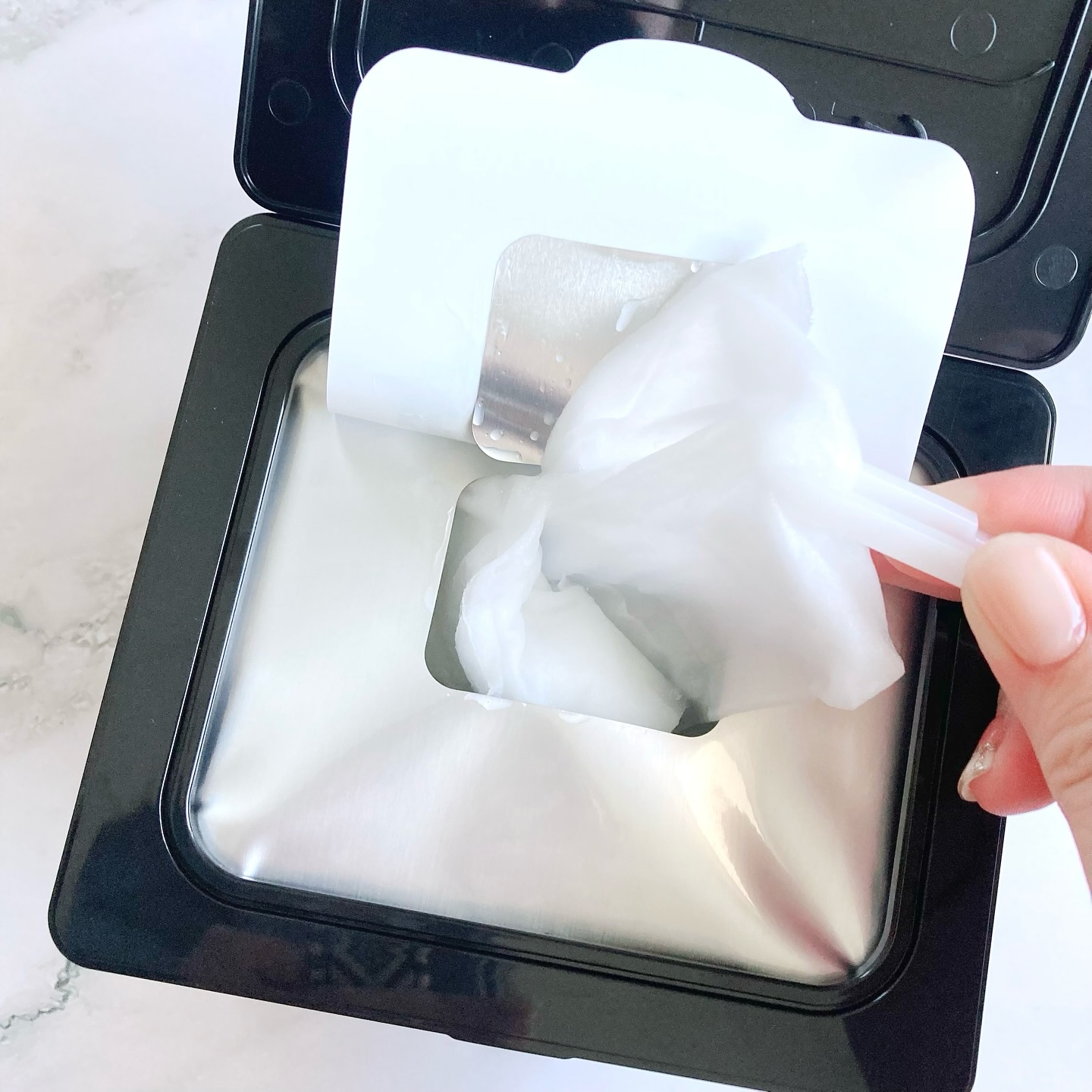 ブラックPDRN デイリーシートマスク/ネイチャーリパブリック/シートマスク・パックを使ったクチコミ（3枚目）