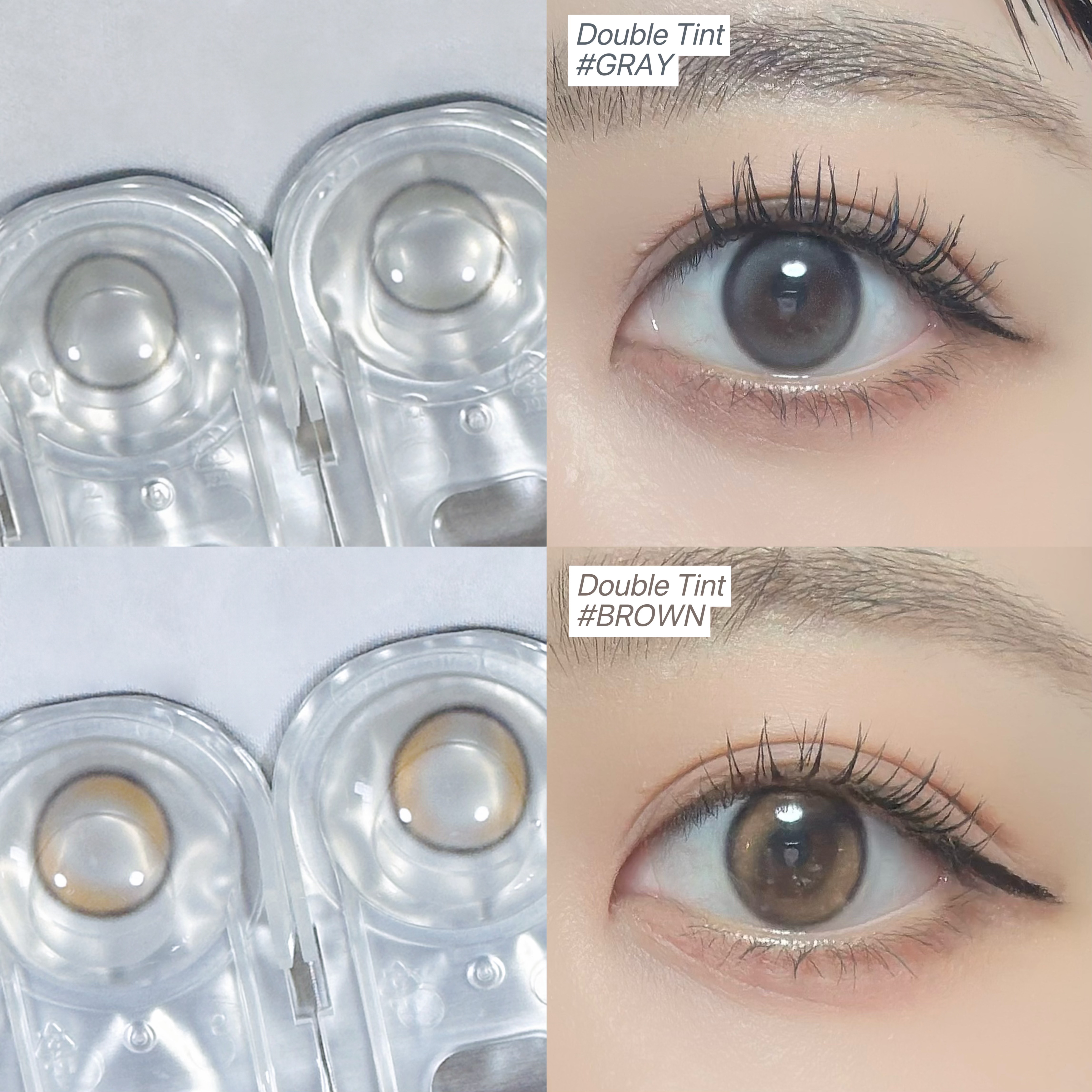 Double Tint 1day/OLENS/カラーコンタクトレンズを使ったクチコミ（2枚目）