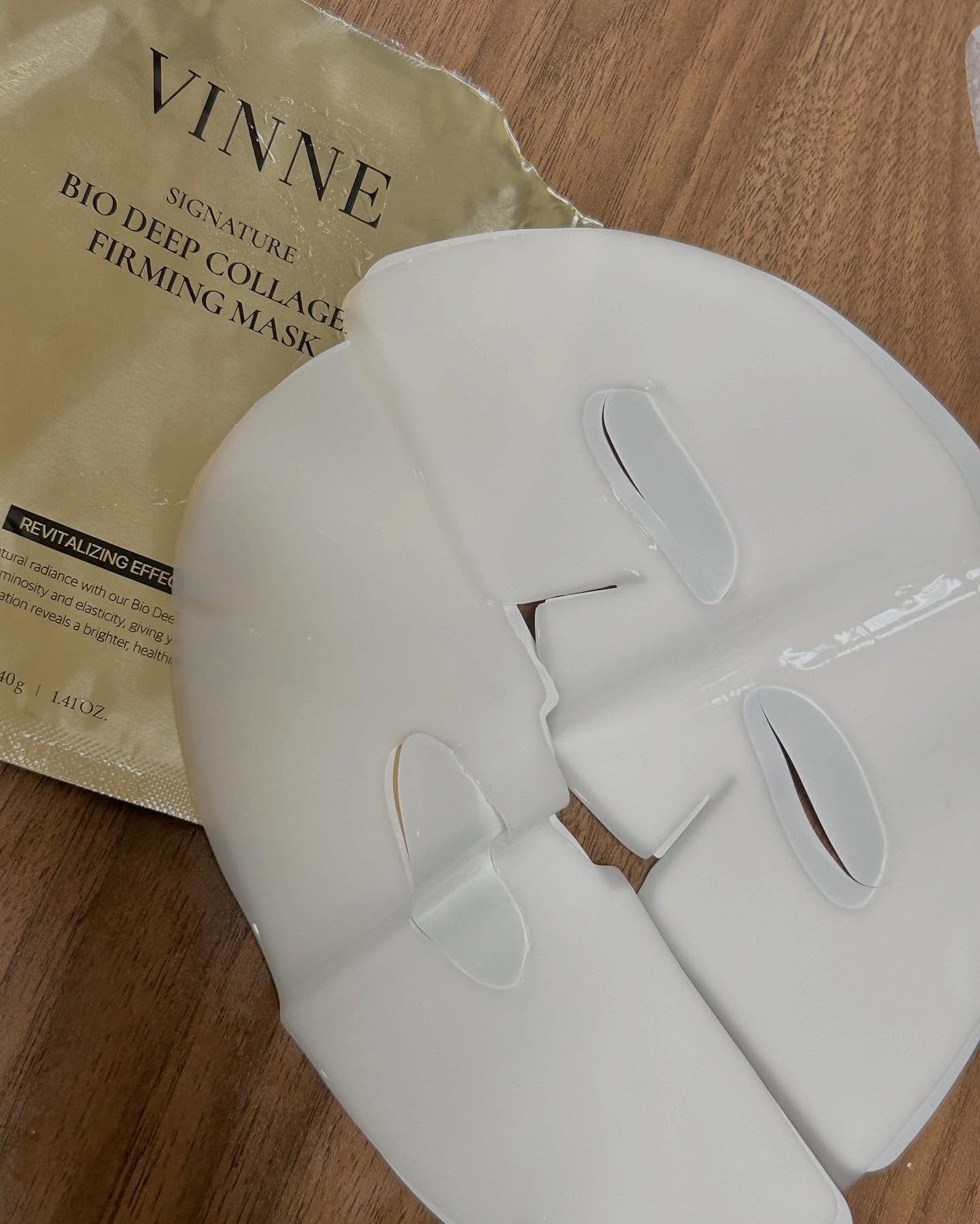 シグニチャーバイオディープコラーゲンファーミングマスク/VINNE /シートマスク・パックを使ったクチコミ(2枚目)