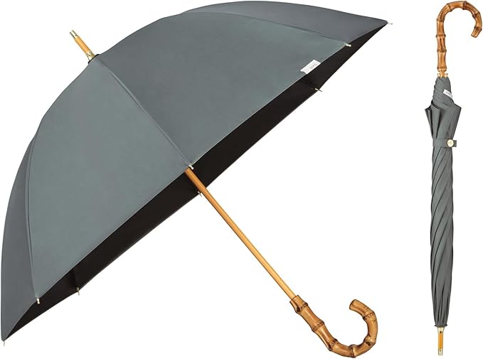 UVO(ウーボ)【CALM8本骨/長傘】最強の日傘 カーム グレー