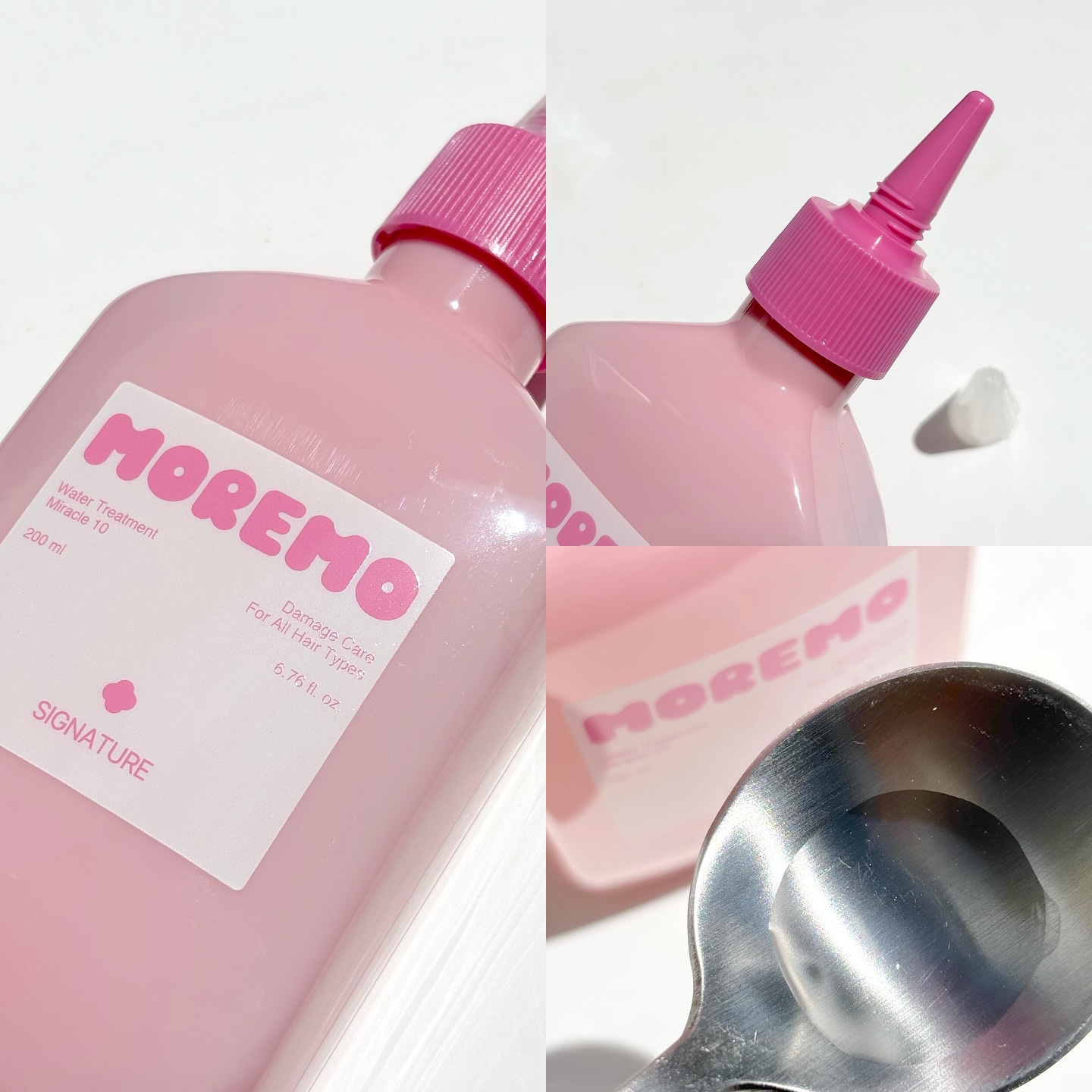 ウォータートリートメントミラクル10/moremo/洗い流すヘアトリートメントを使ったクチコミ（3枚目）