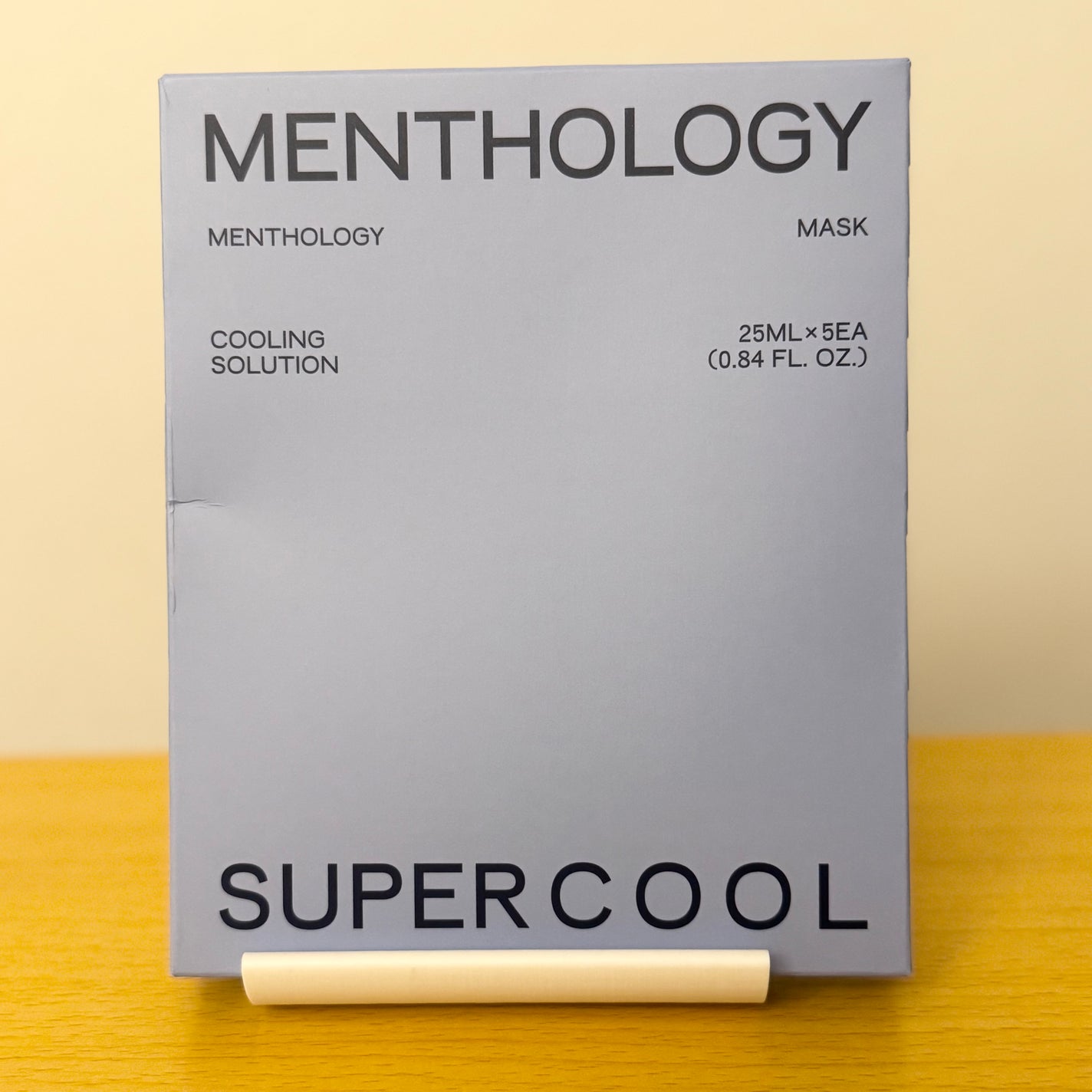 MENTHOLOGY クーリングマスクパック/menthology/シートマスク・パックを使ったクチコミ(1枚目)