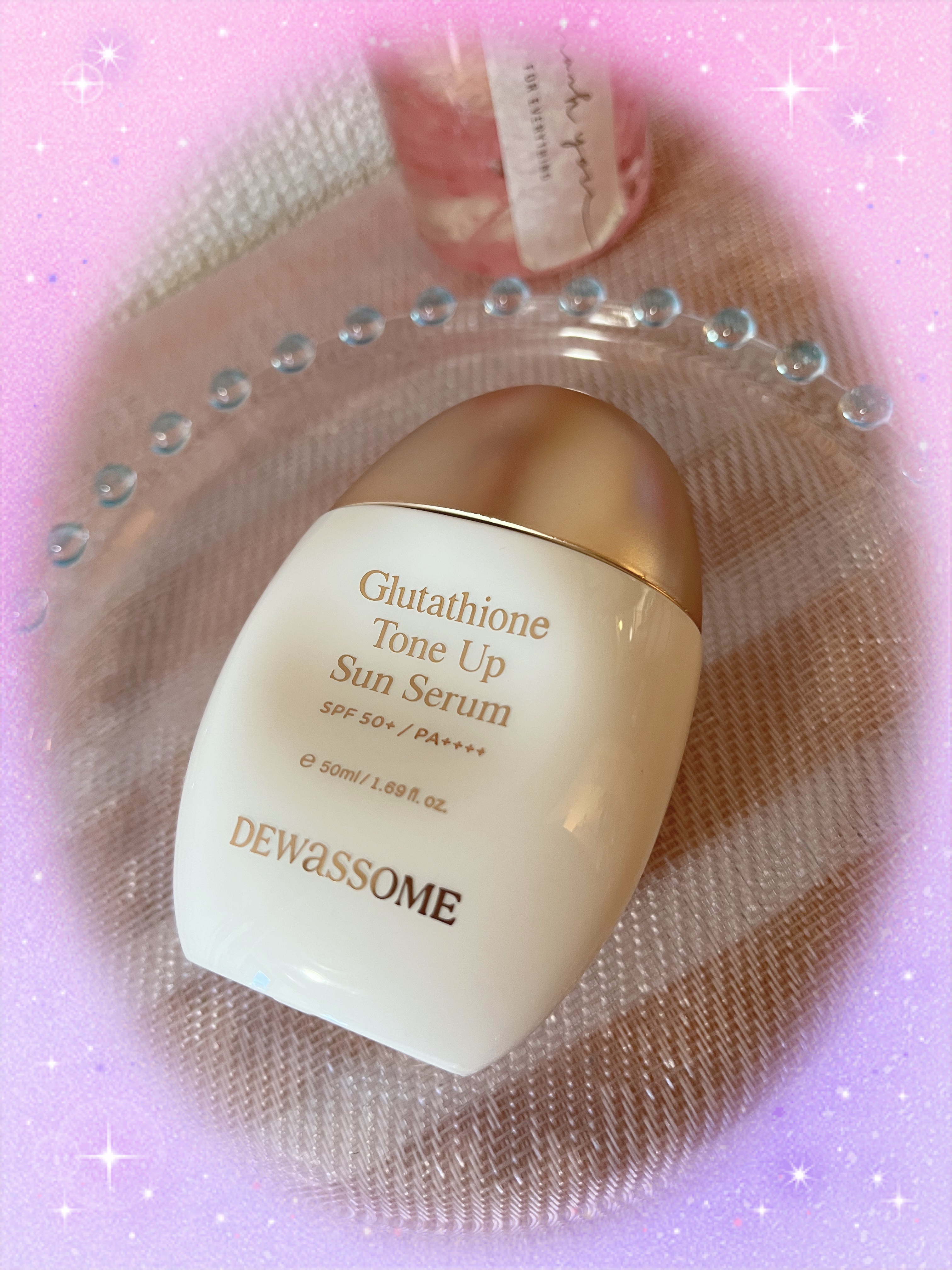グルタチオントーンアップサンセラム/DEWASSOME/日焼け止めクリームを使ったクチコミ（1枚目）
