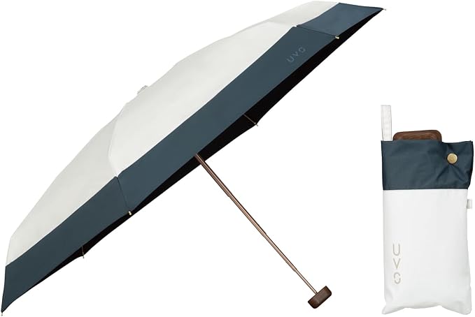 UVO(ウーボ)【5段/折りたたみ】最強の日傘 5段折 オフ（切り継ぎ）