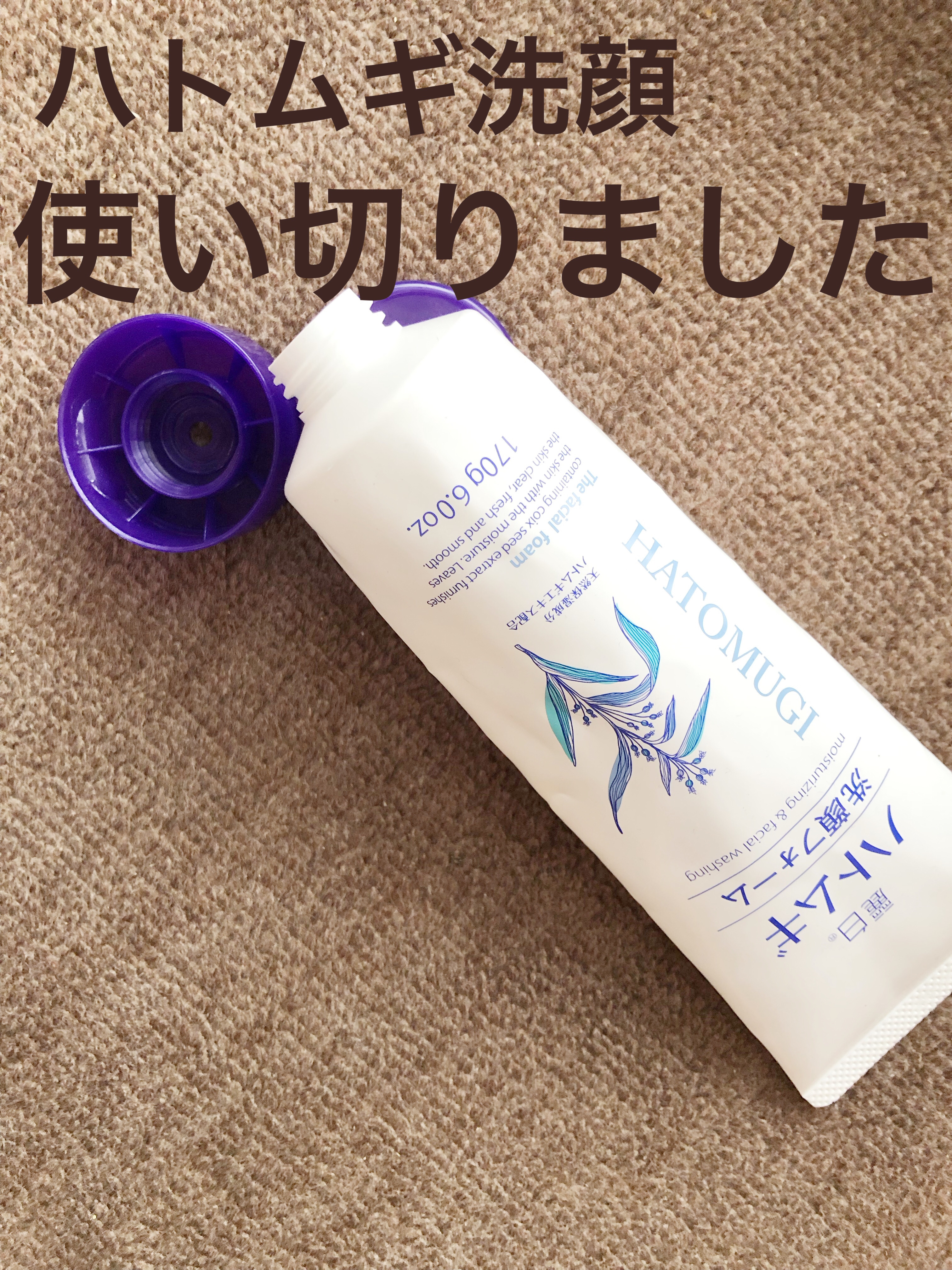 麗白 ハトムギ洗顔フォームのクチコミ「使い切りレビュー🌳🍃🍃🍃


麗白
ハトムギ洗顔フォーム
170g

使い切りました✨✨✨

.....」（1枚目）