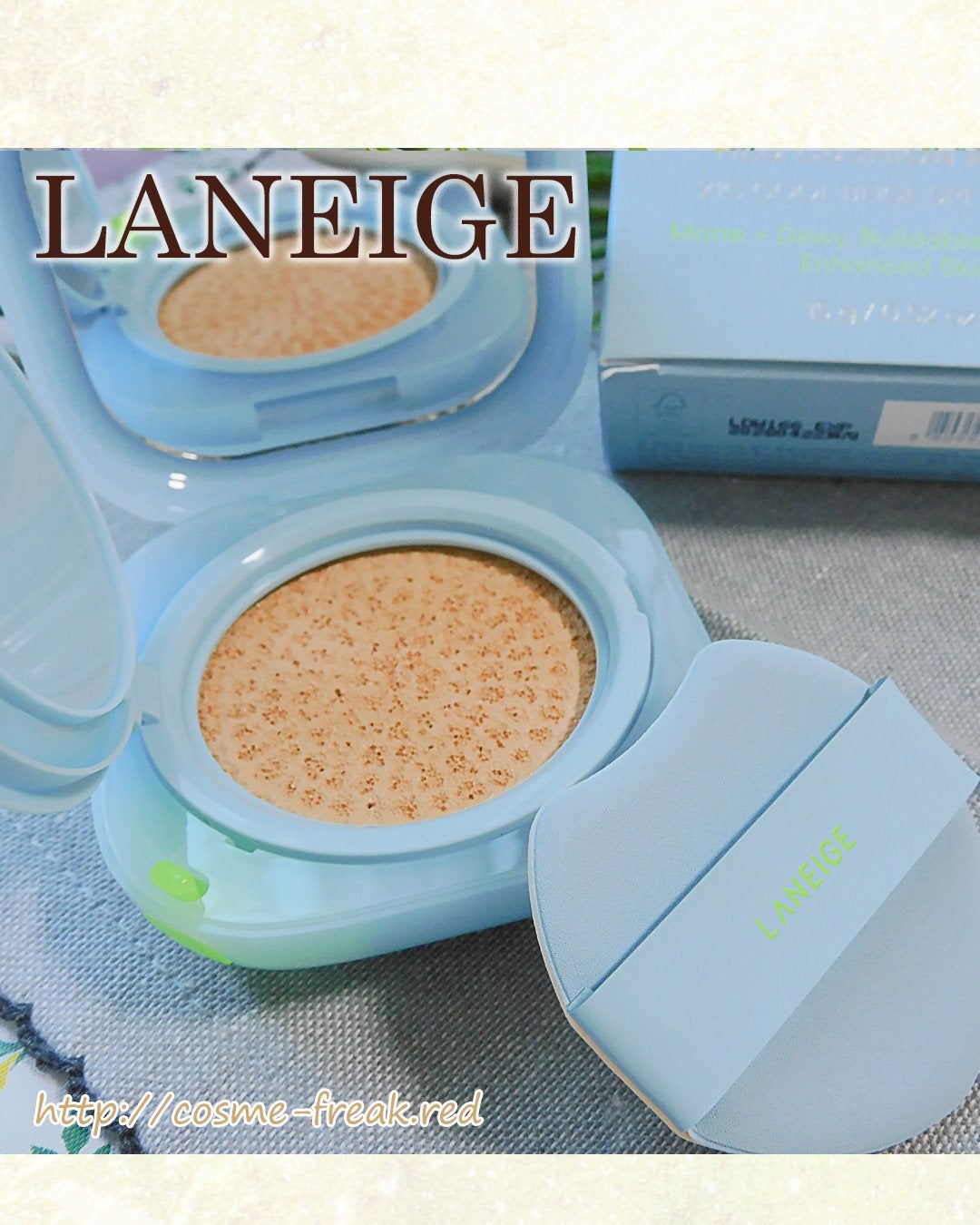 ラネージュ ネオクッション ミュイ /LANEIGE/クッションファンデーションを使ったクチコミ(4枚目)