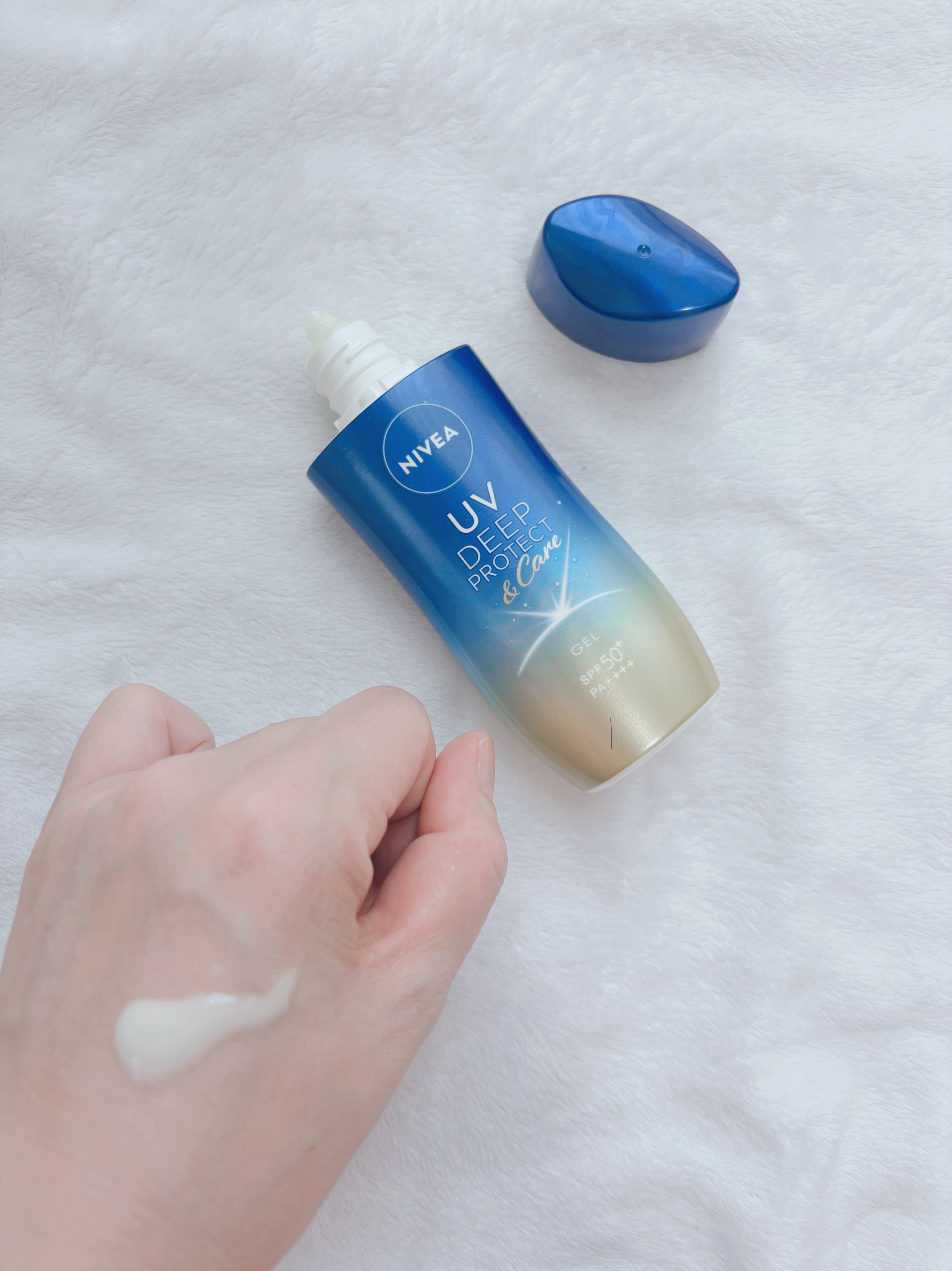 ニベアUV ディープ プロテクト＆ケア ジェル/ニベア/日焼け止めジェルを使ったクチコミ（2枚目）