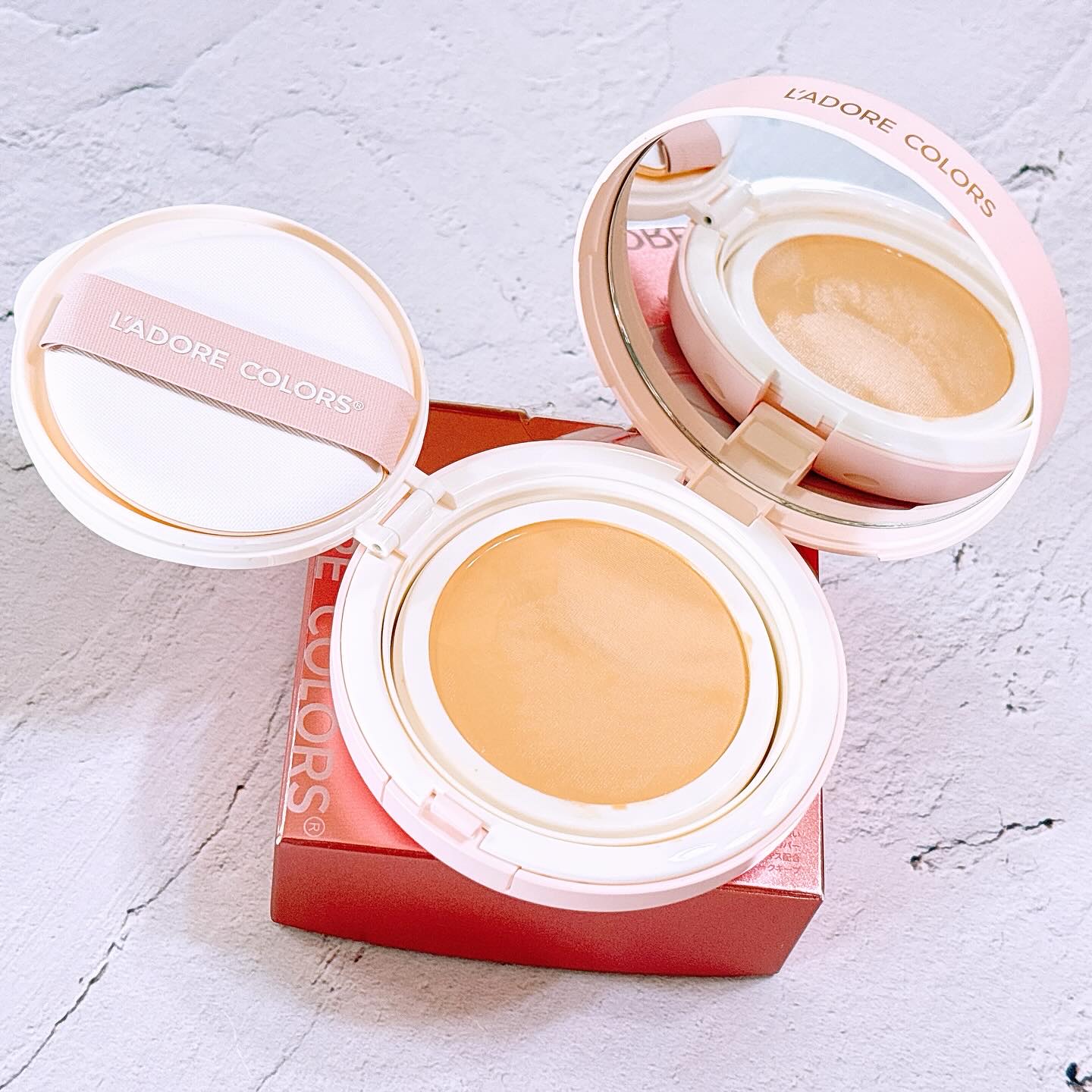 L'ADORE COLORS レインコート クッション ファンデーション/L'adore Colors/クッションファンデーションを使ったクチコミ（2枚目）