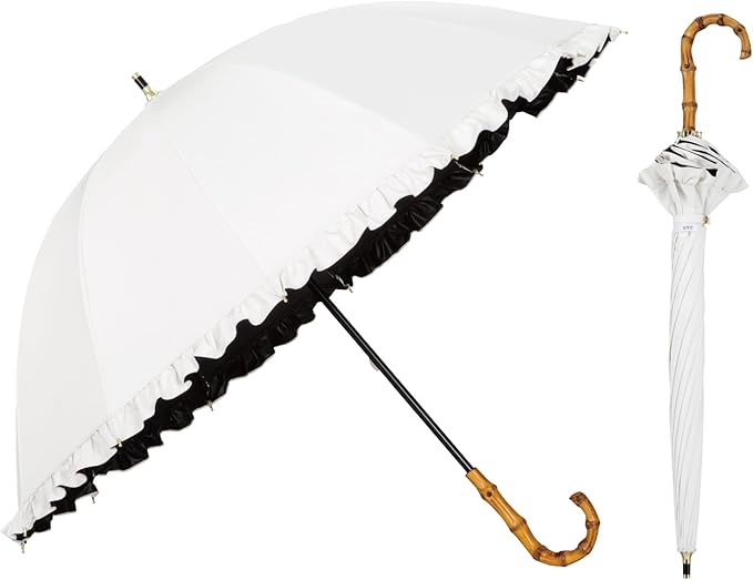 UVO(ウーボ)【12本骨/長傘】最強の日傘 オフ（24:フリル）