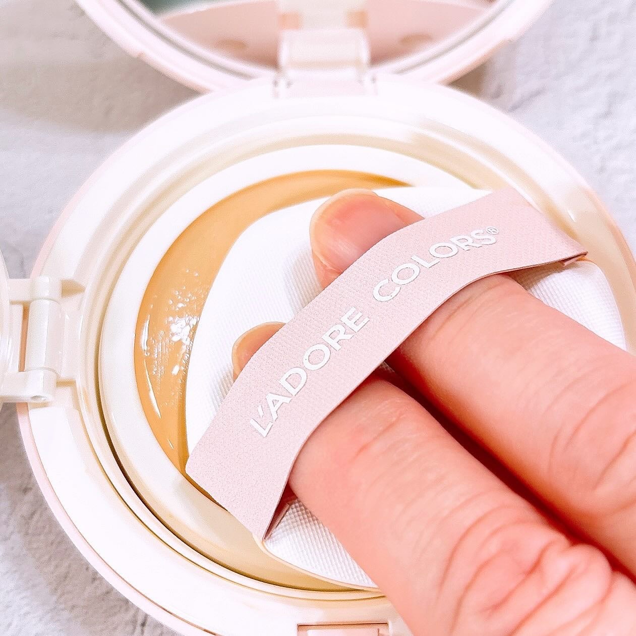 L'ADORE COLORS レインコート クッション ファンデーション/L'adore Colors/クッションファンデーションを使ったクチコミ(4枚目)