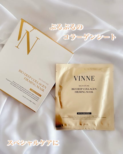シグニチャーバイオディープコラーゲンファーミングマスク/VINNE /シートマスク・パックを使ったクチコミ(1枚目)