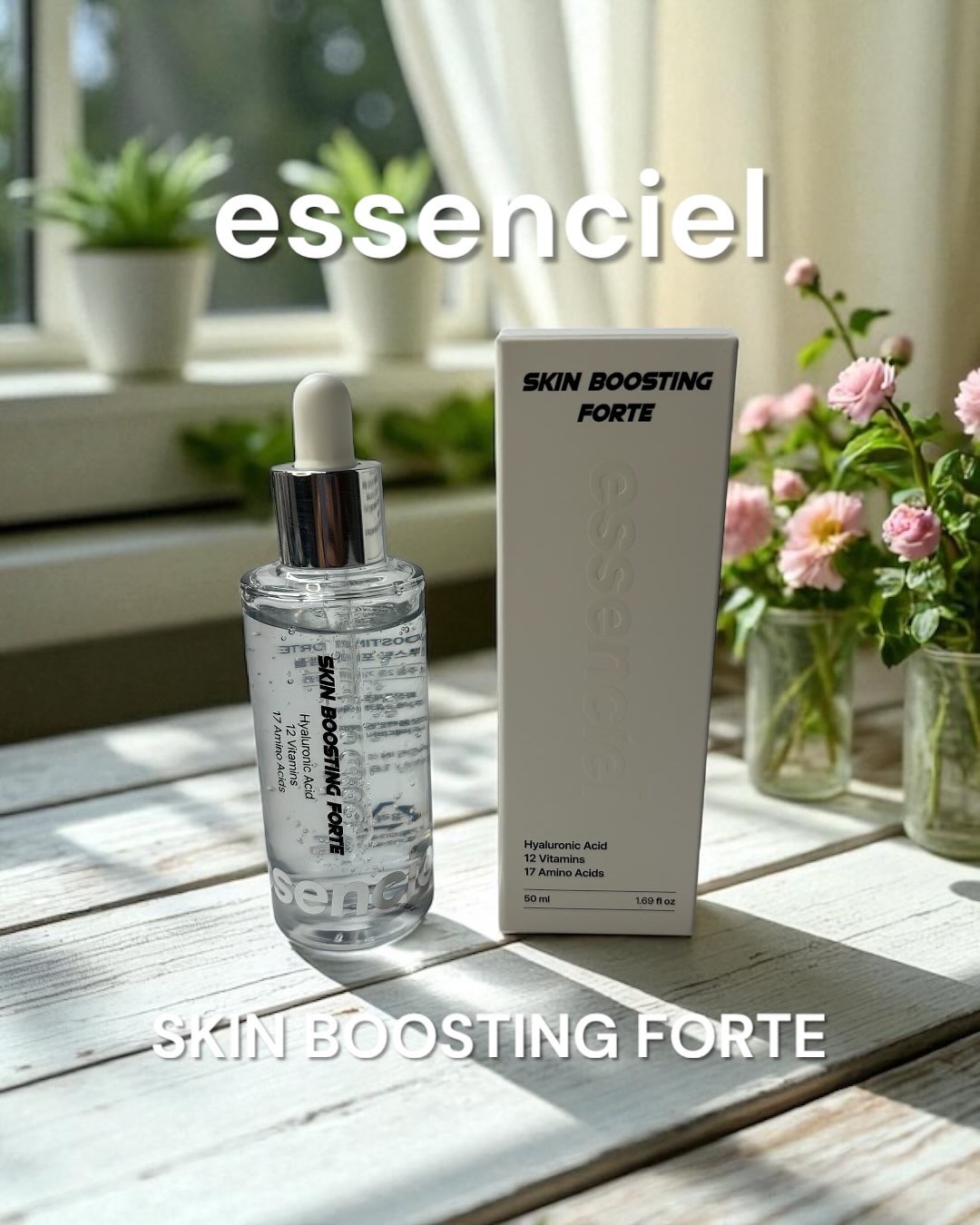 スキンブースティングフォルテセラム/essenciel/美容液を使ったクチコミ（1枚目）