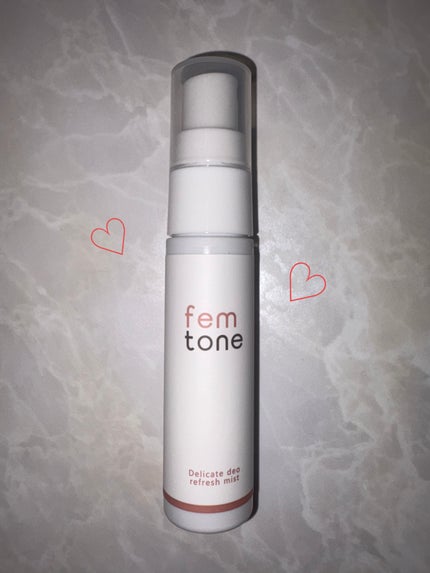 デリケートデオ リフレッシュミスト/fem tone/デリケートゾーンケアを使ったクチコミ(1枚目)