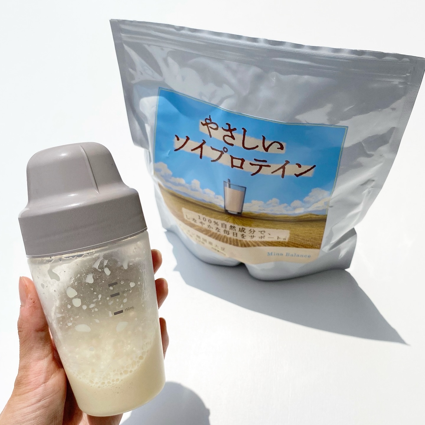 やさしいソイプロテイン/ミナバランス/ソイプロテインを使ったクチコミ（1枚目）