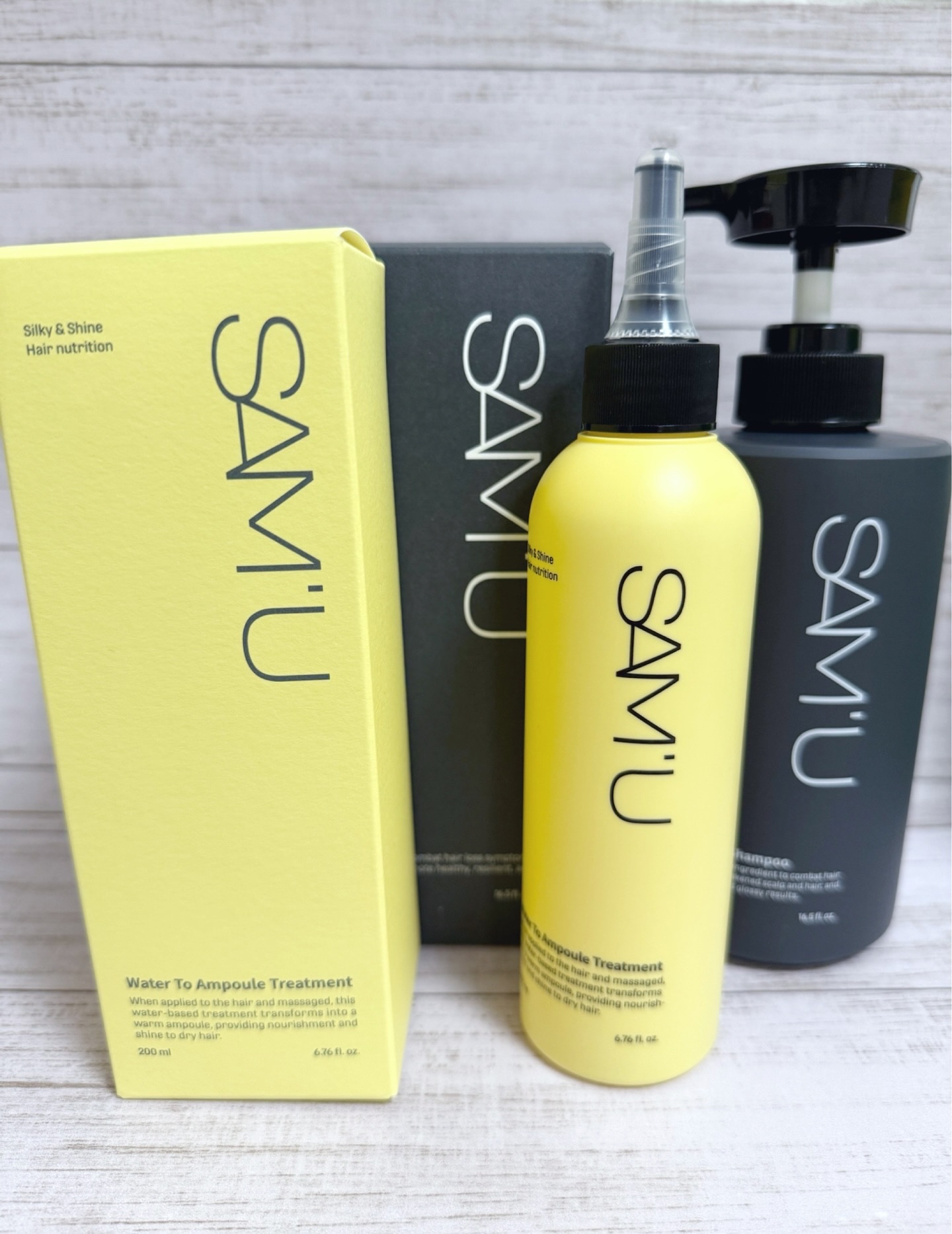 ウォータートゥーアンプルトリートメント/SAM'U/アウトバストリートメントを使ったクチコミ（3枚目）