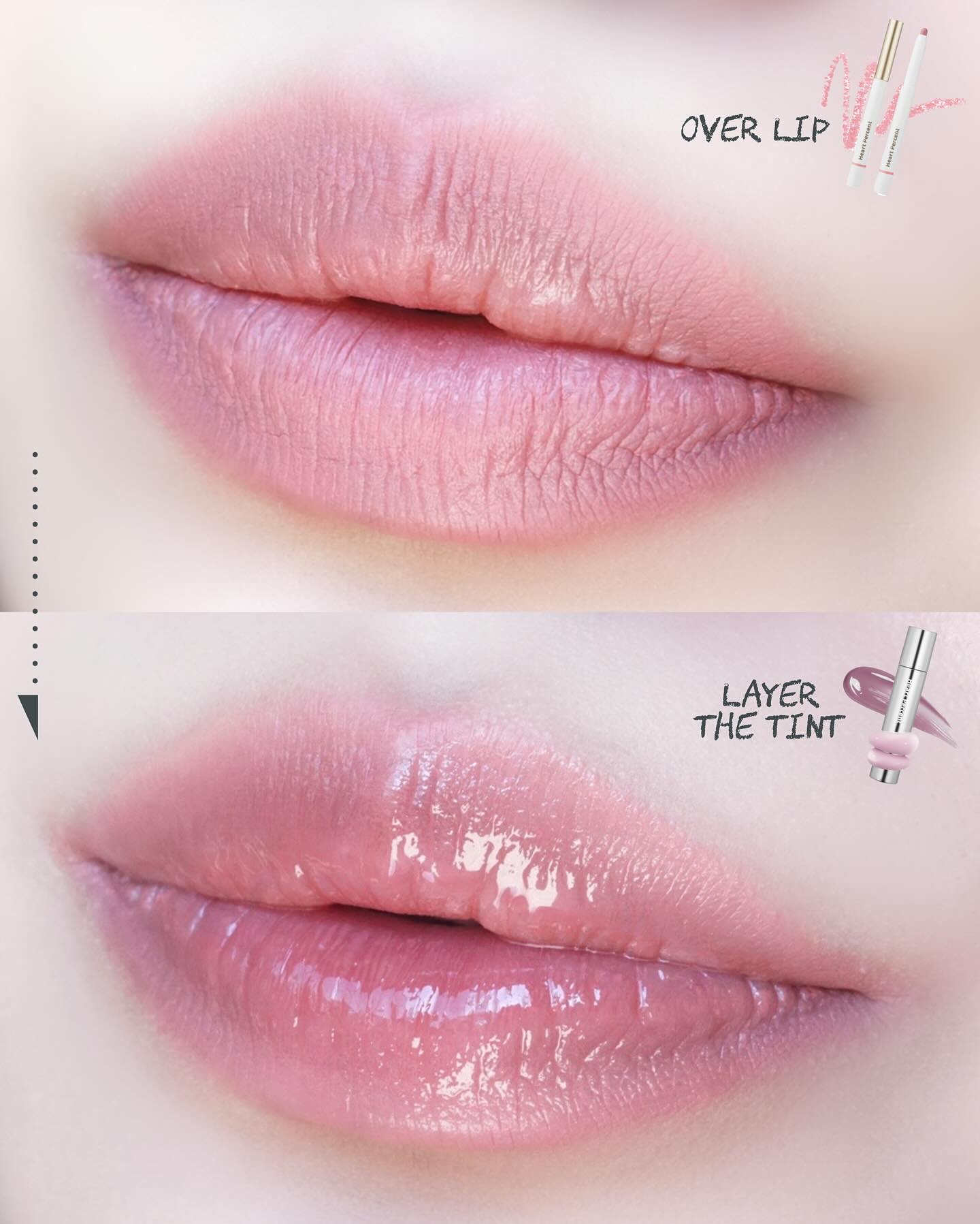 ドットオンムードリップペンシル/Heart Percent/リップライナーを使ったクチコミ（2枚目）