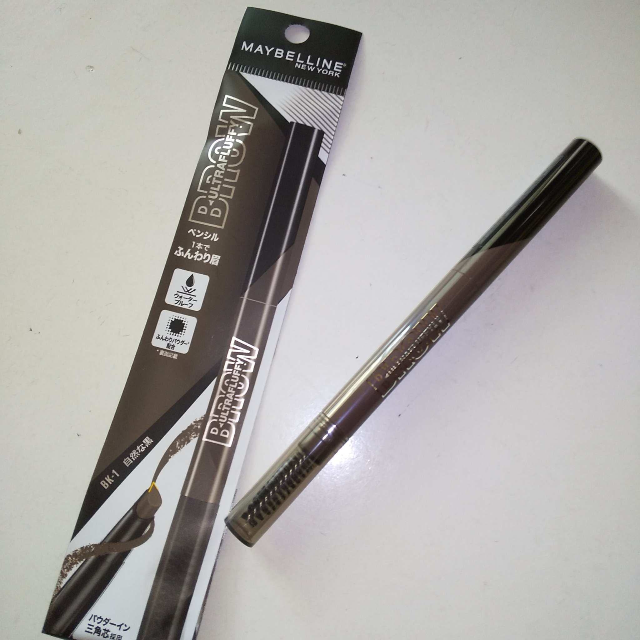 ファッションブロウ パウダーインペンシル N/MAYBELLINE NEW YORK/アイブロウペンシルを使ったクチコミ（2枚目）