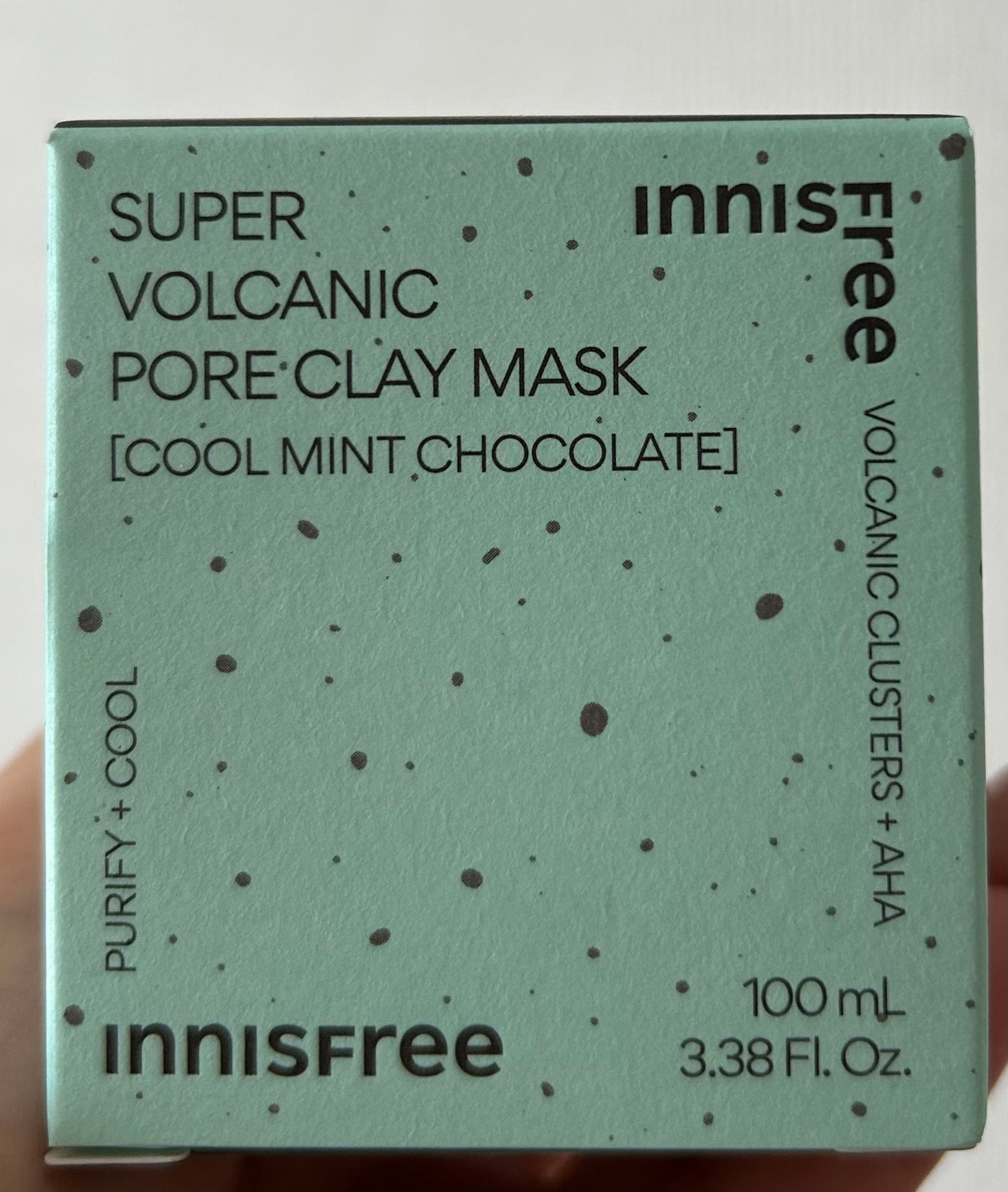 スーパーヴォルカニック ポア クレイマスク クールミントチョコレート/innisfree/洗い流すパック・マスクを使ったクチコミ(3枚目)